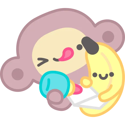 Monkey with magnifying glass exploring education concepts