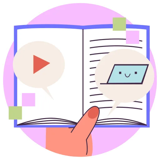 Online tutorial video teaches and explains concepts