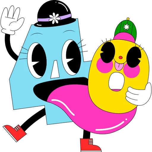 Pencil and Marker Hugging with Smiles for Art Class Fun