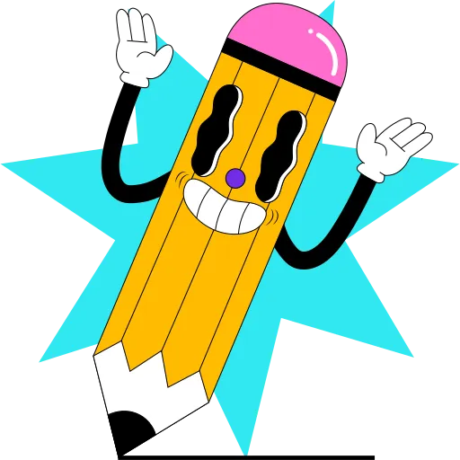 Pencil Mascots Bring Joy to School Learning and Fun Time