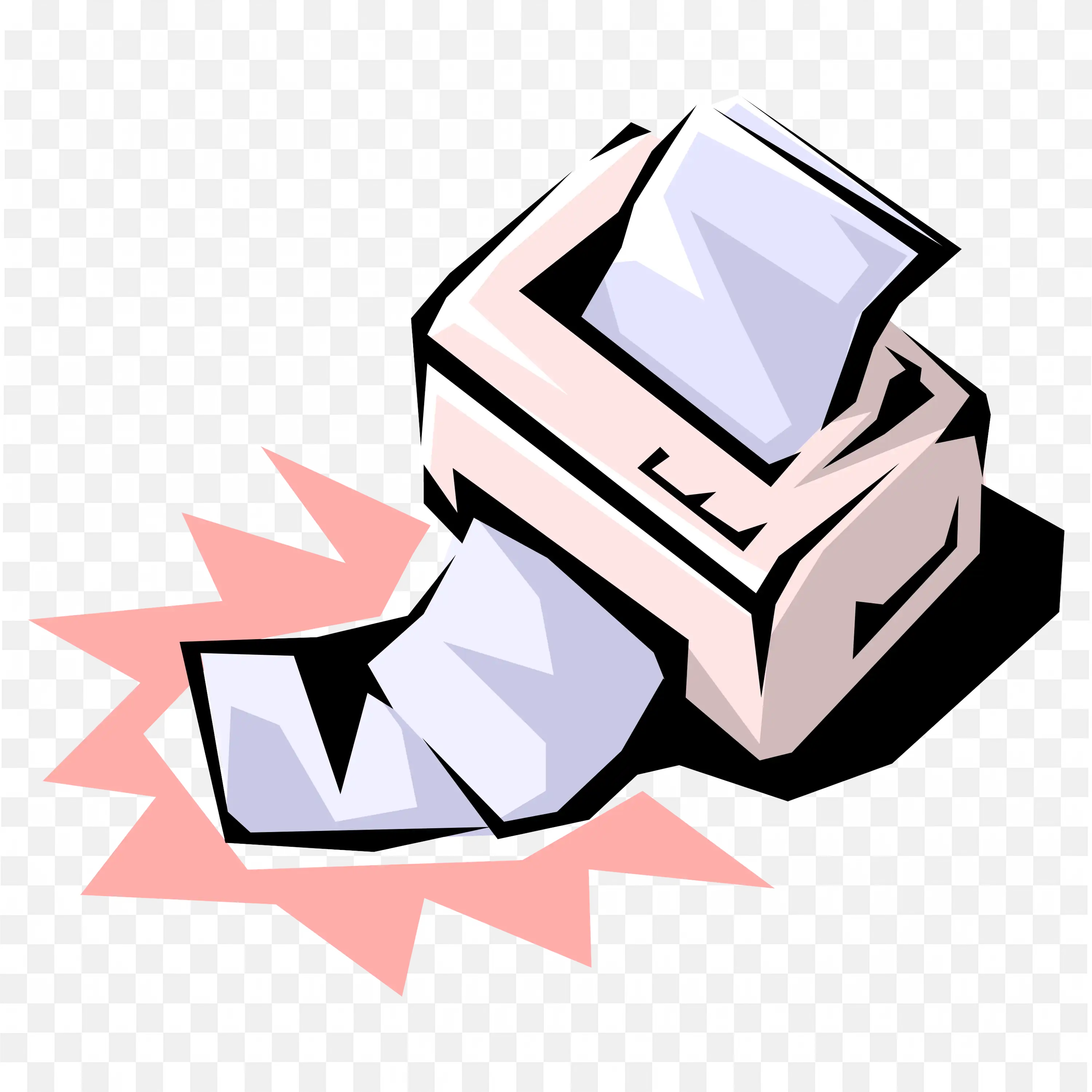 Printer Printing Paper with Noise Effect PNG Download Free