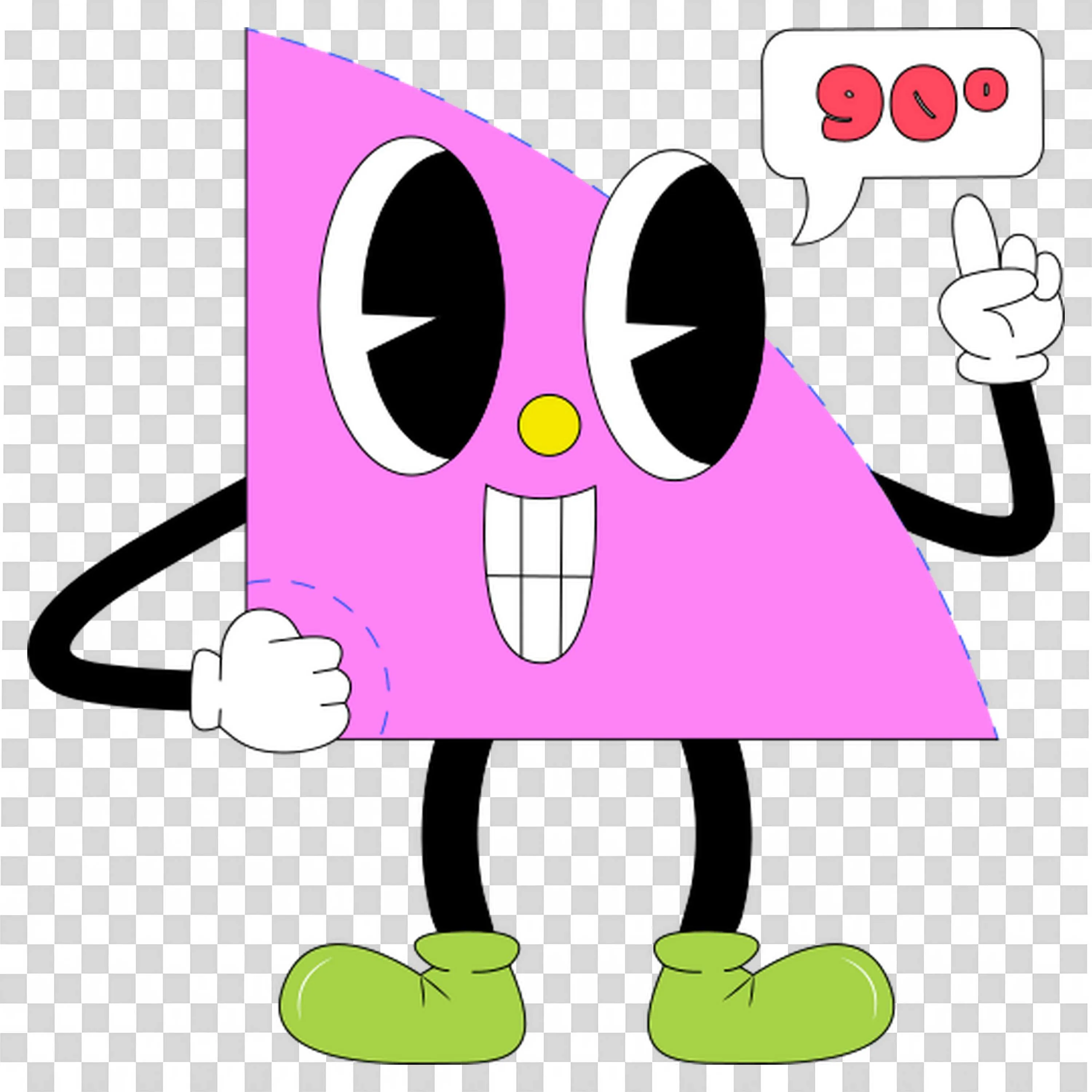 Right Angled Triangle Highlighting Its Key Features Png