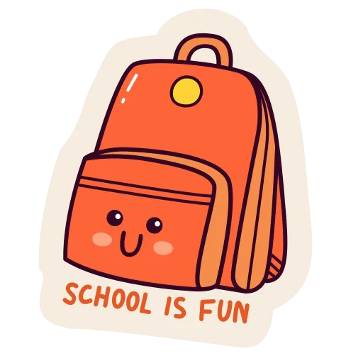 School is Fun Bright Backpacks for Happy Learning Days