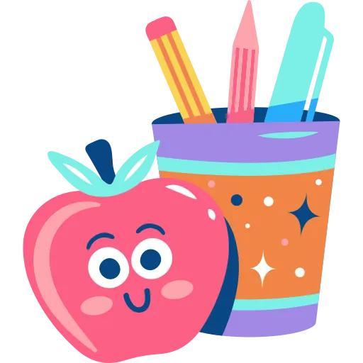 School supplies spark creativity every day free PNG