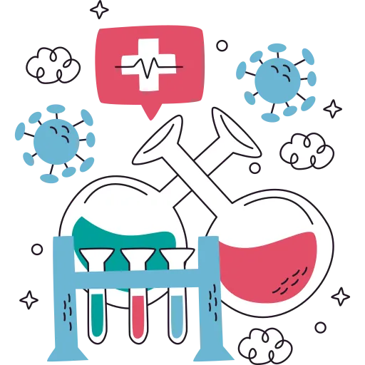 School supplies with monkey and colorful items free PNG