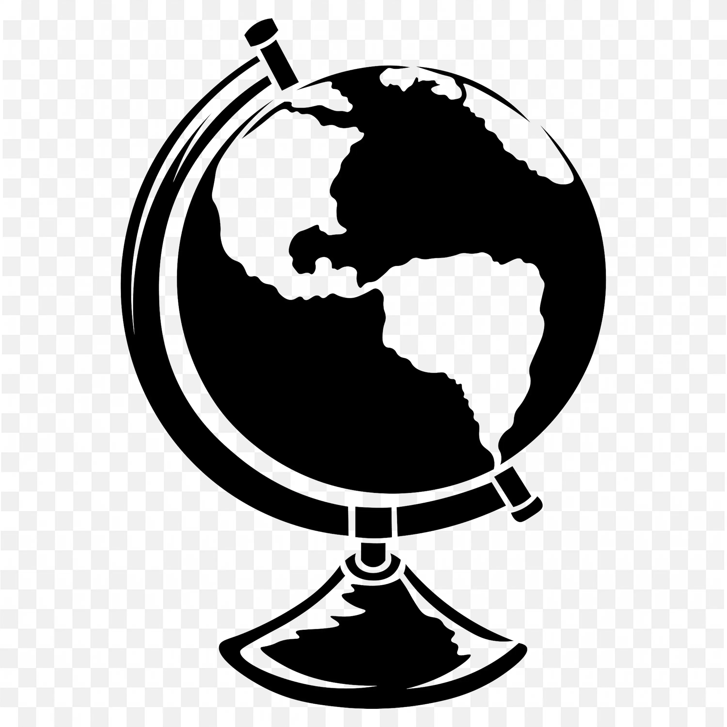 Shadow PNG Image of a Globe a World Explore Icon for Free