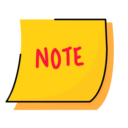 Simple Note Page for School Reminders and Daily Assignments