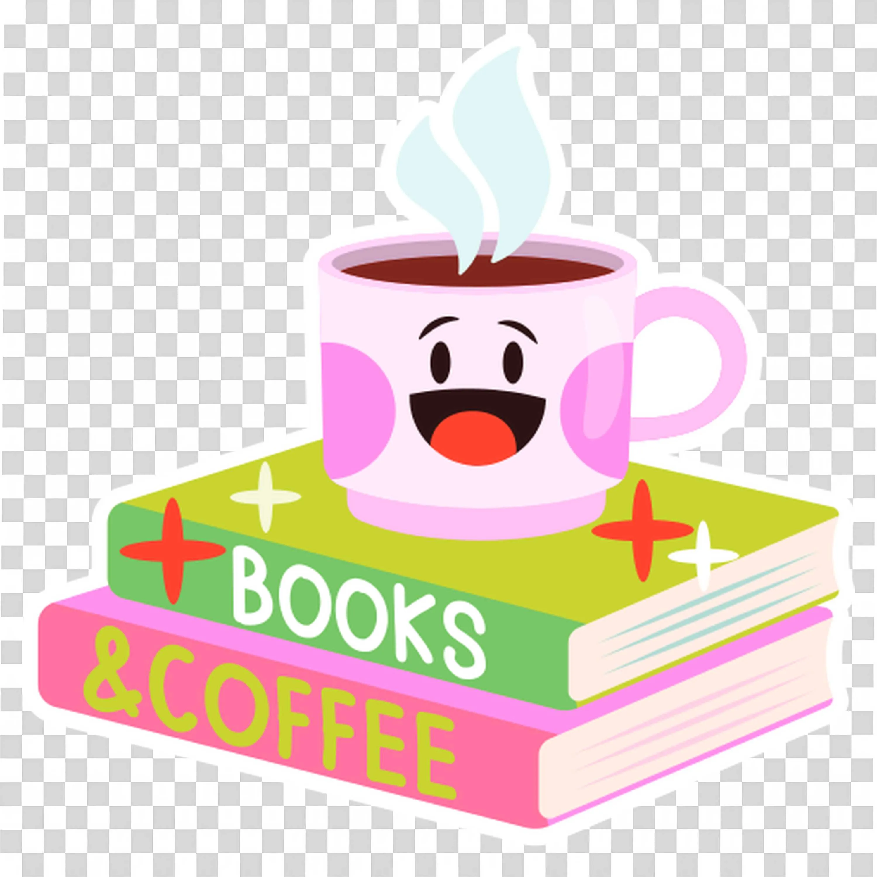 Stack Of Books with a Coffee Mug Symbolizing Study Time