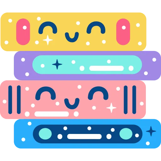 Stack of Colorful Bandages Showing School Health and Safety