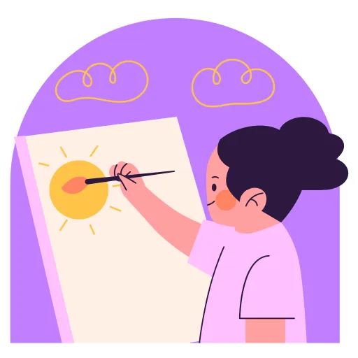 Teacher Explaining Lesson with Pointer and Board PNG