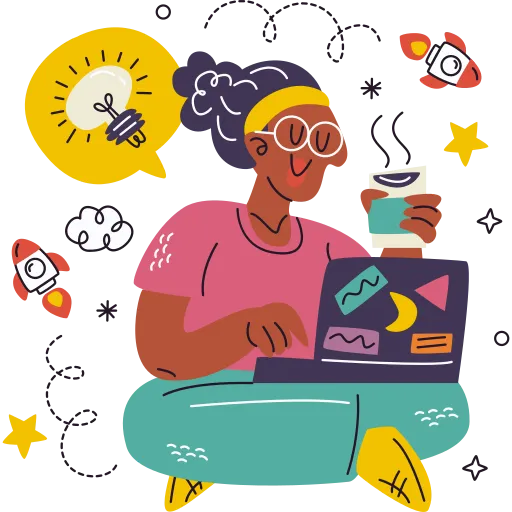 Teacher instructing student using computer and tablet