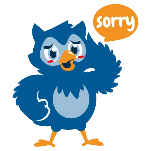 Wise Owl Cartoon Says Sorry and Shares Learning Fun