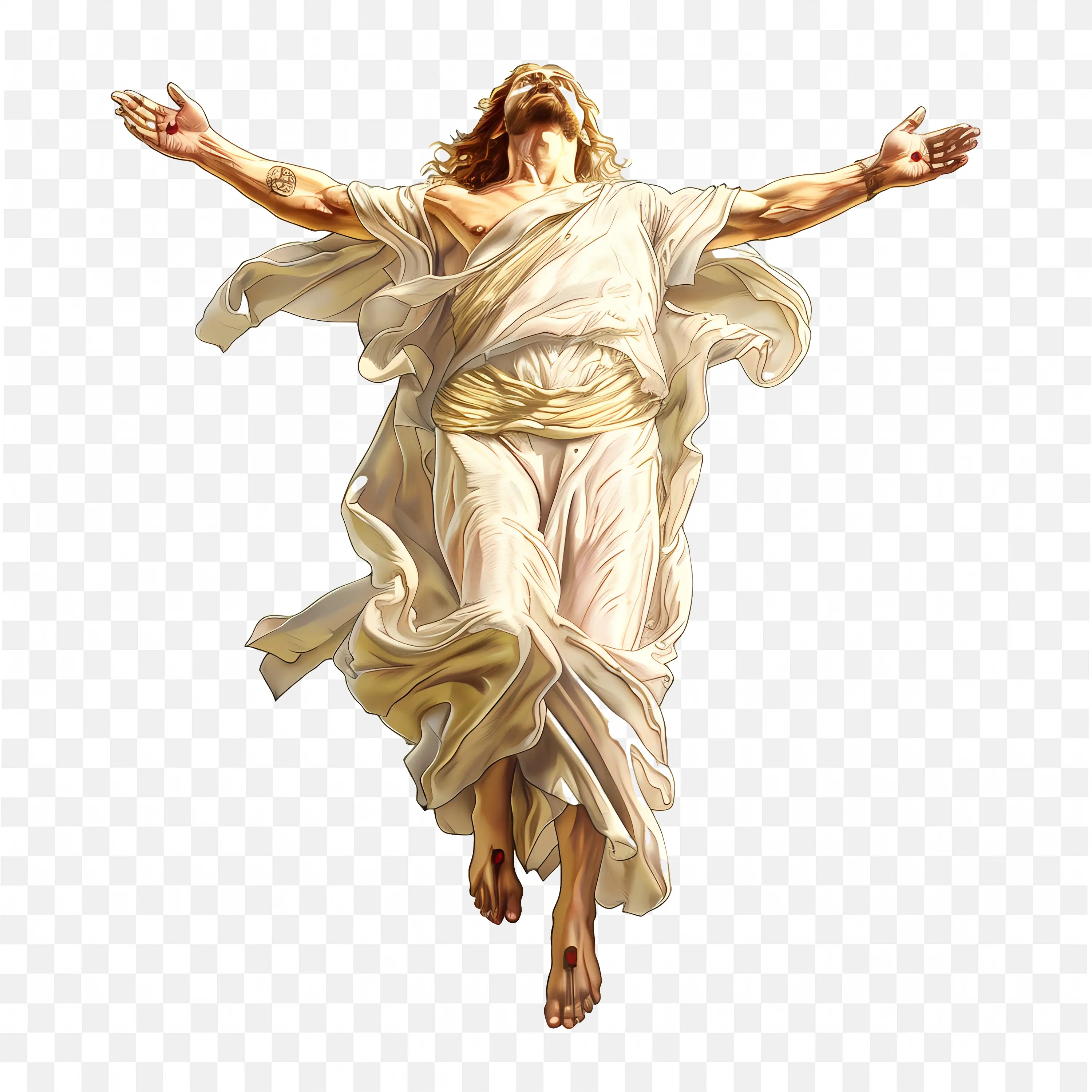 Ascension Day Spiritual Artistic Representation PNG Clipart