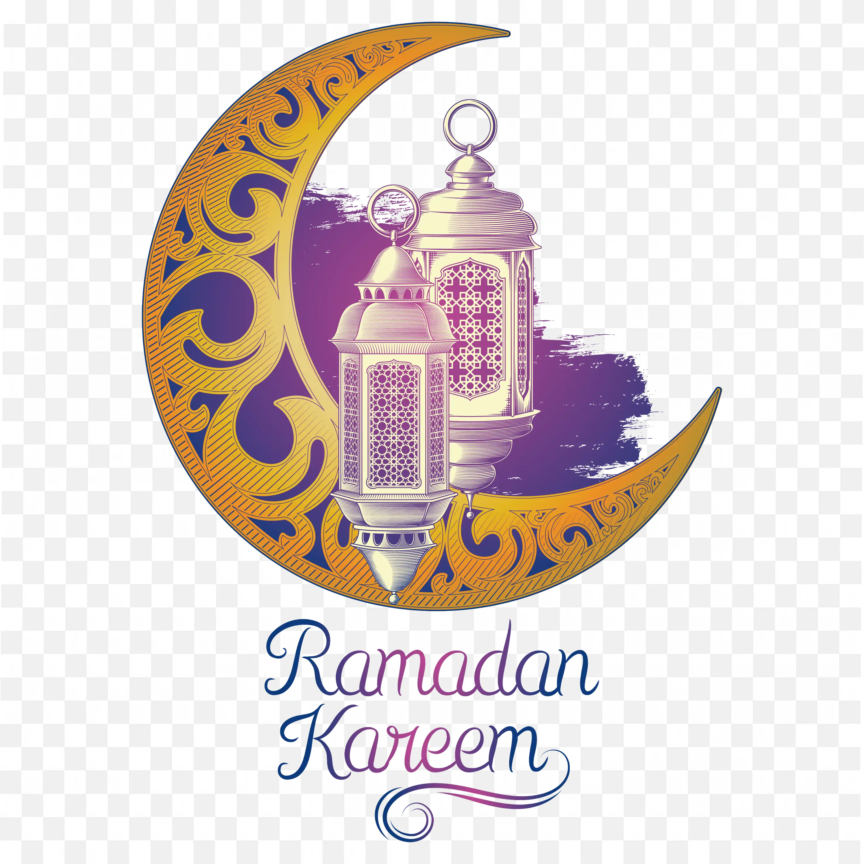 Beautiful Ramadan Greeting Featuring Traditional Islamic Art
