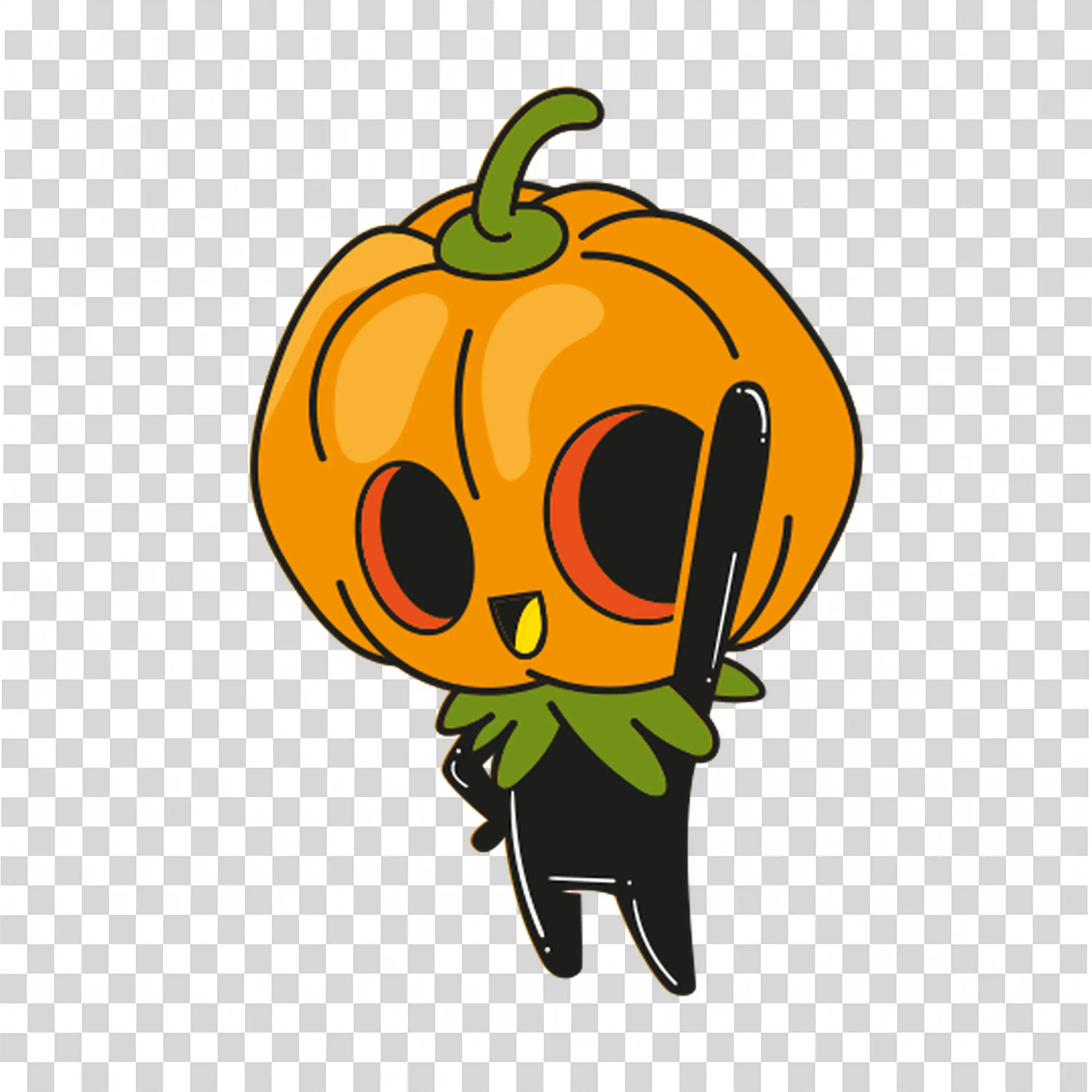 Big Lips with Red Lipstick Symbolizing Spooky Halloween