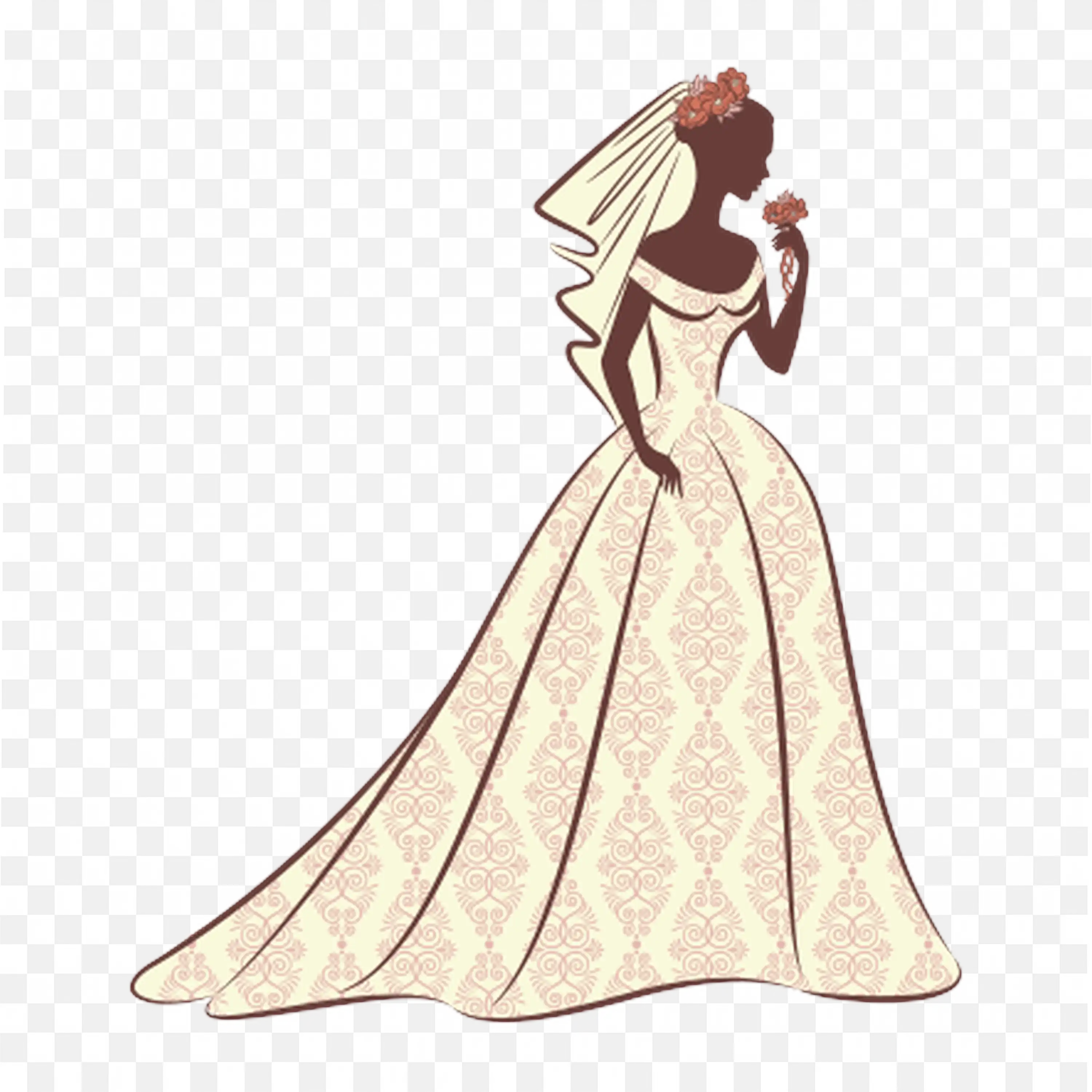 Bride Dress PNG Image Free Wedding Dress Clipart Download