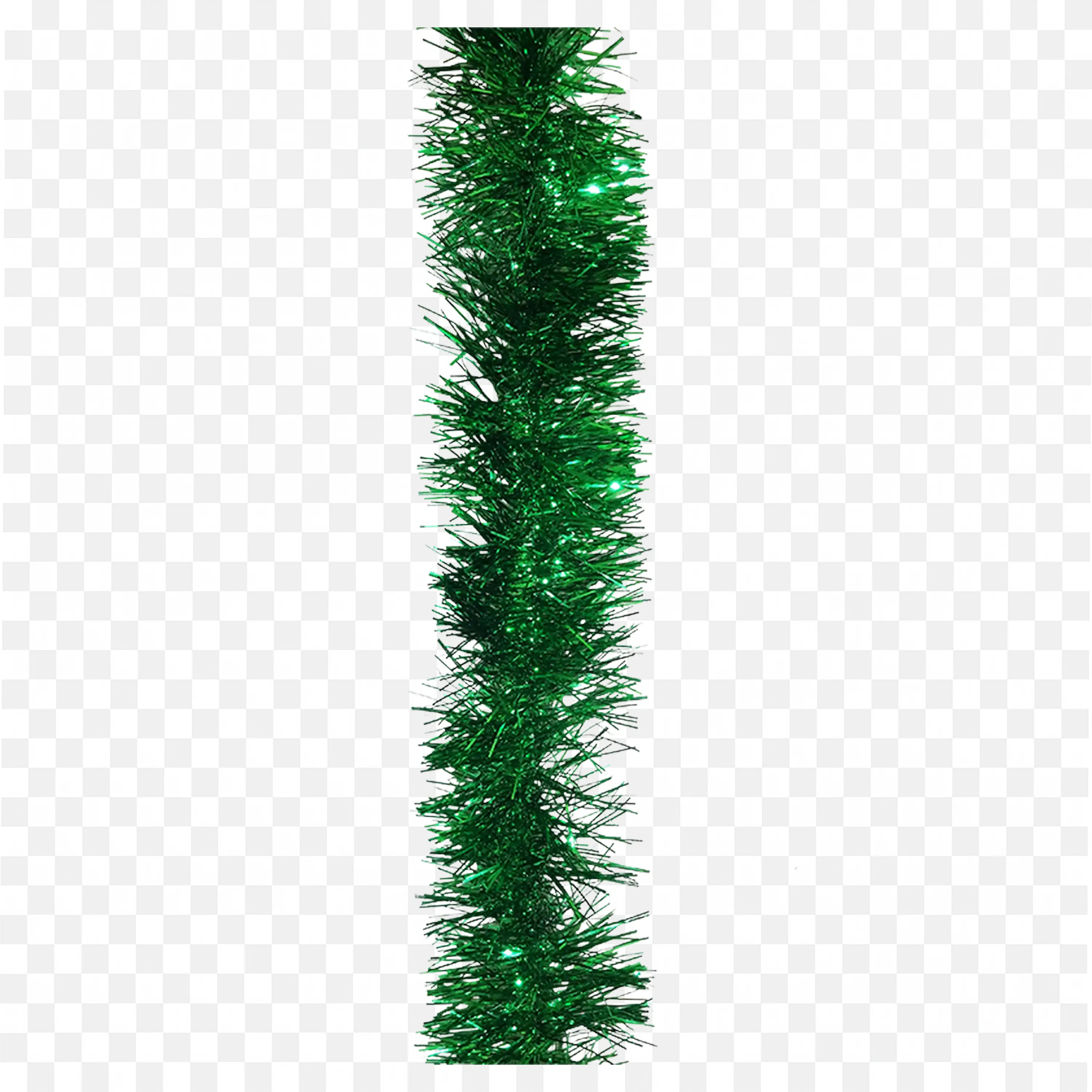Classic Green Tinsel Garland For Festive Home Decoration