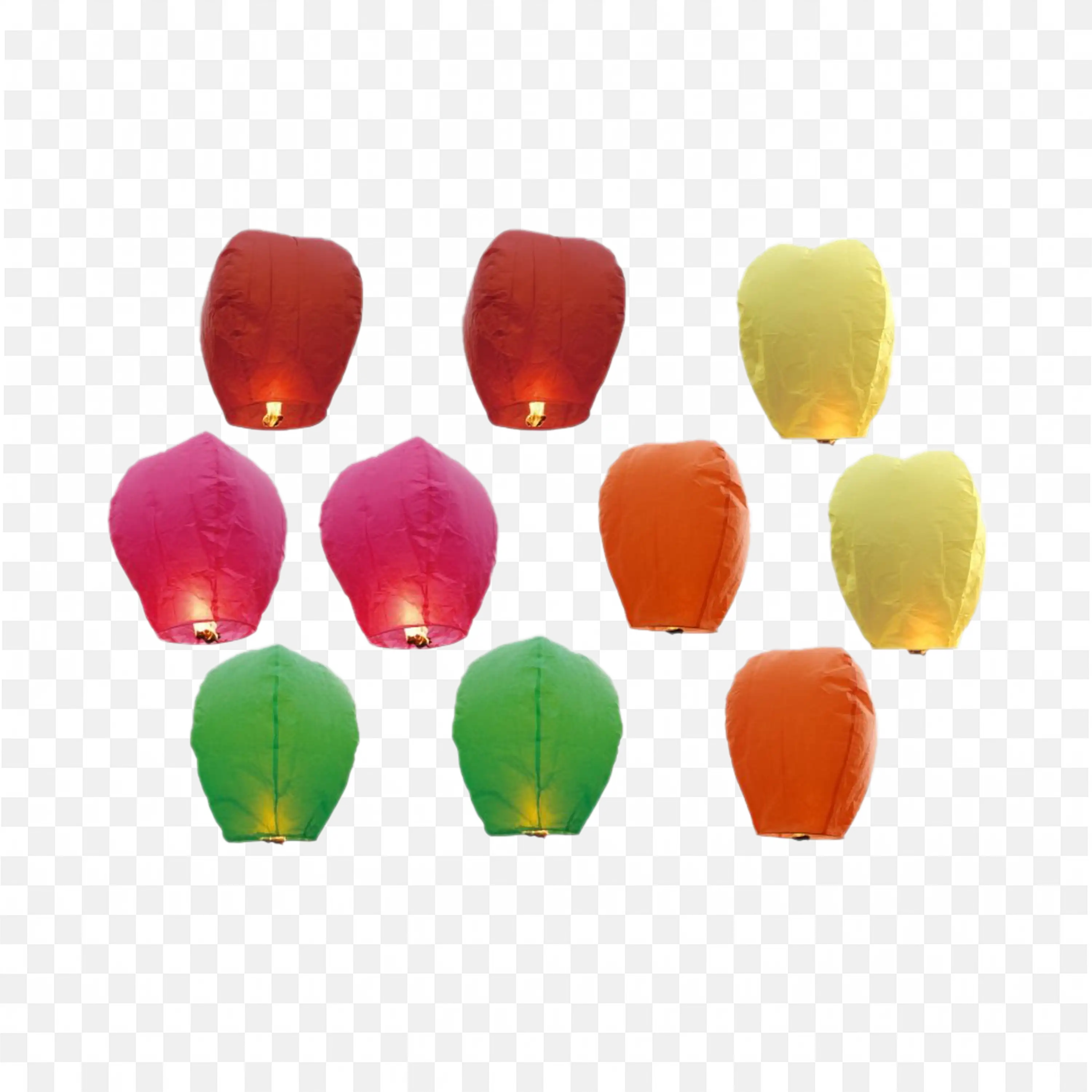 Colorful Balloons in Red Yellow Green for Celebration Fun