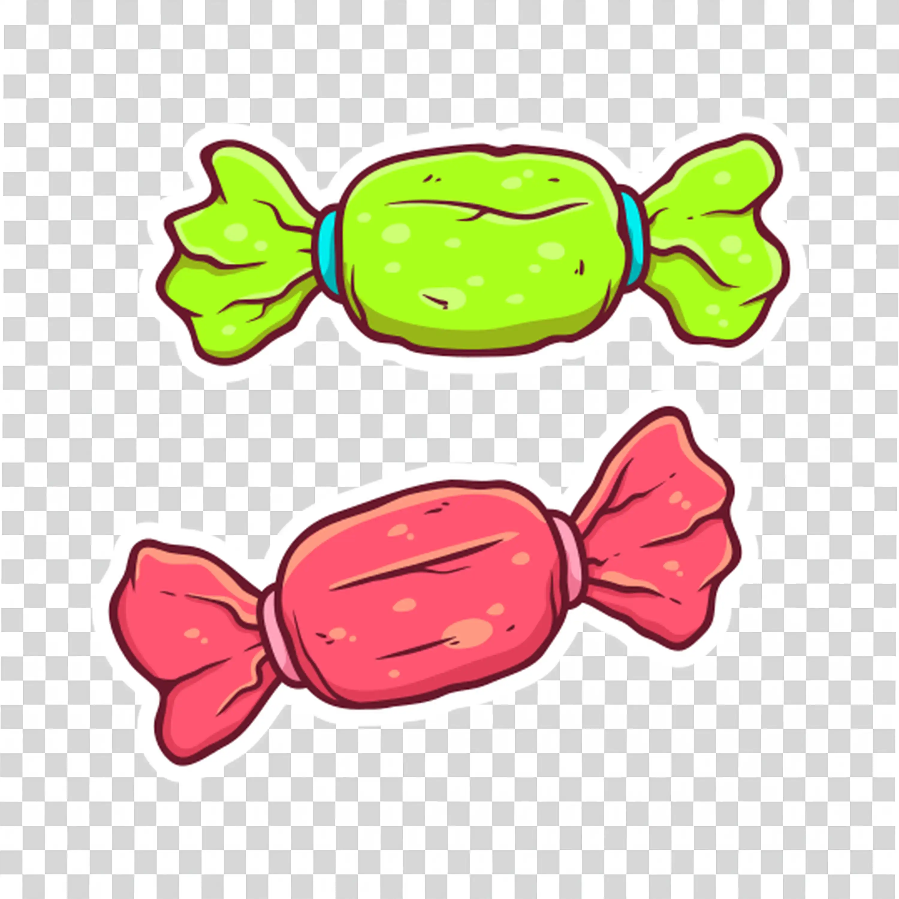 Colorful Halloween Candy for Sweet Treats PNG Download