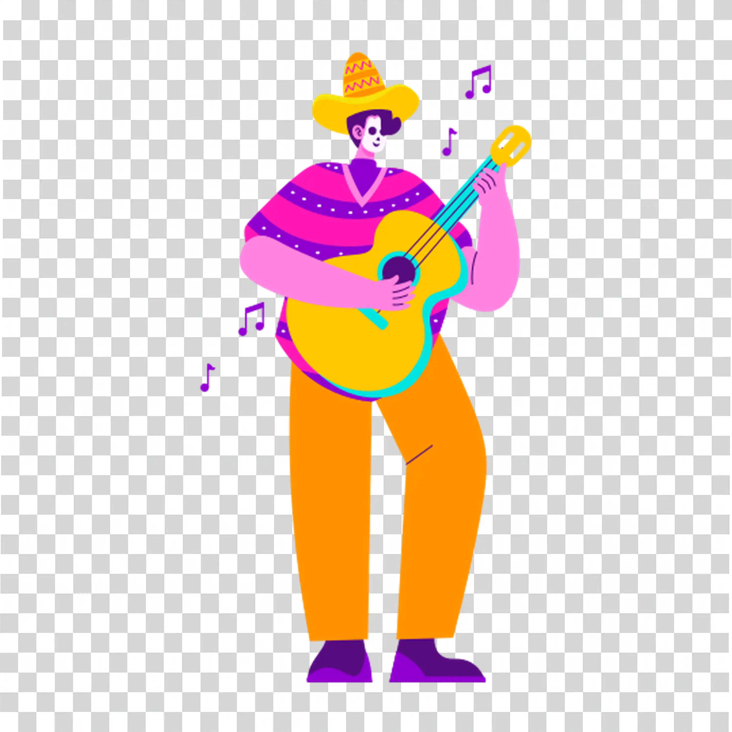 Colorful Halloween Lollipop Character with Fun Playful