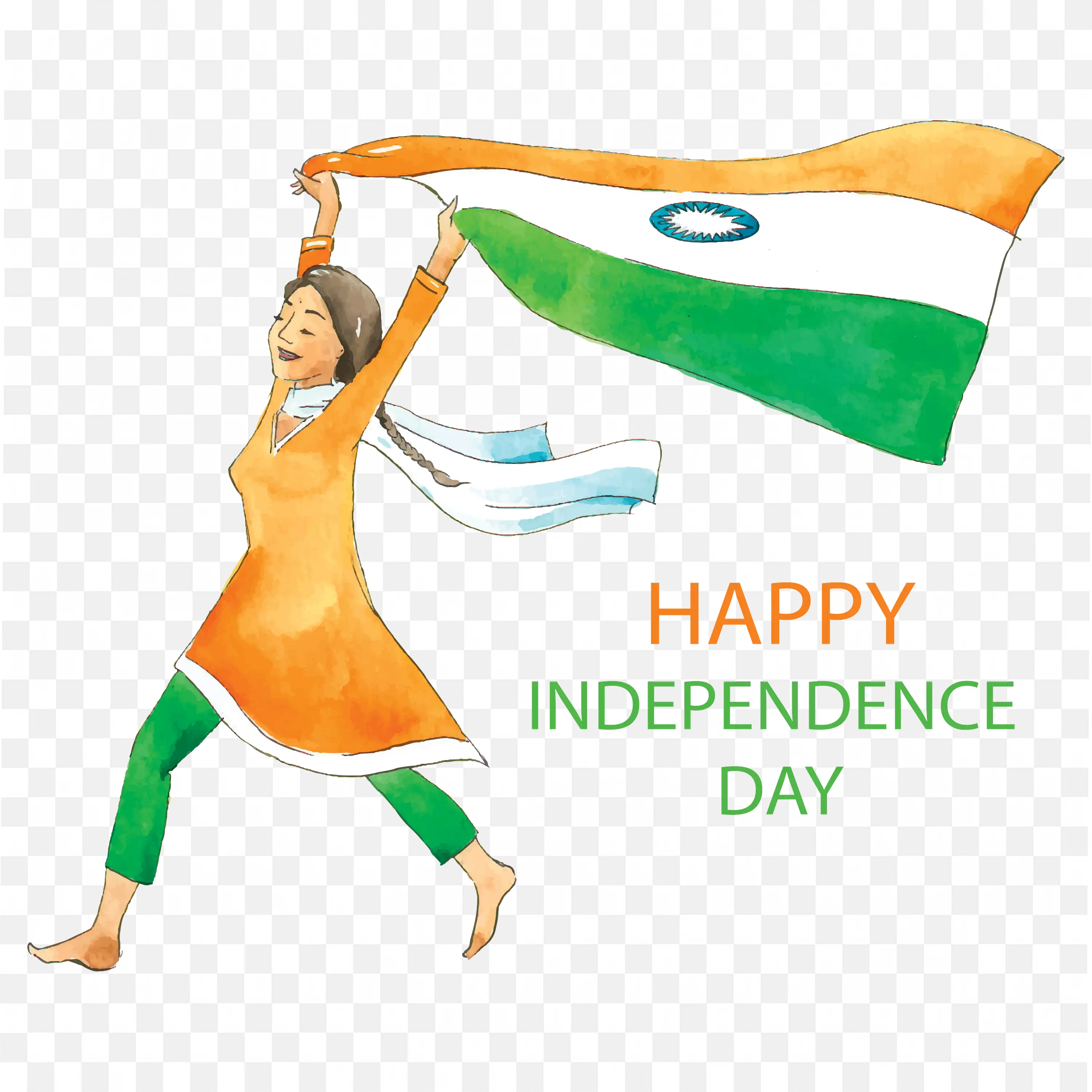 Cotton Indian Independence Day Image Patriotic Design Art
