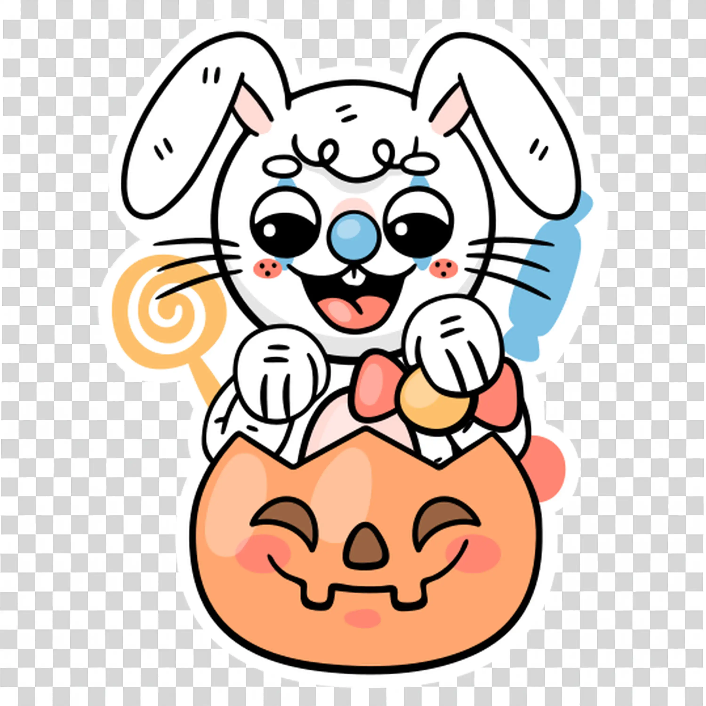 Cute Dog Dressed in a Pumpkin Costume with Happy Expression