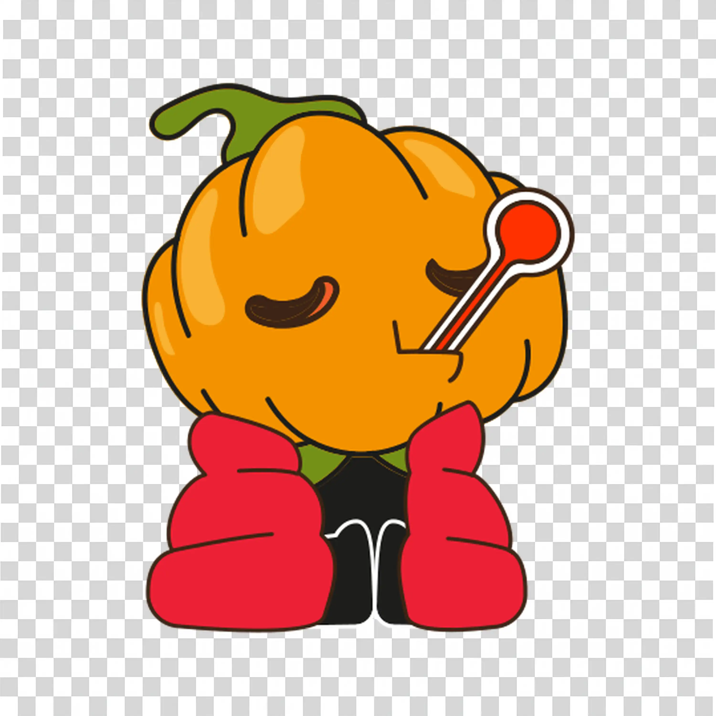 Cute Kid Costume with Red Pants for Halloween Festivities