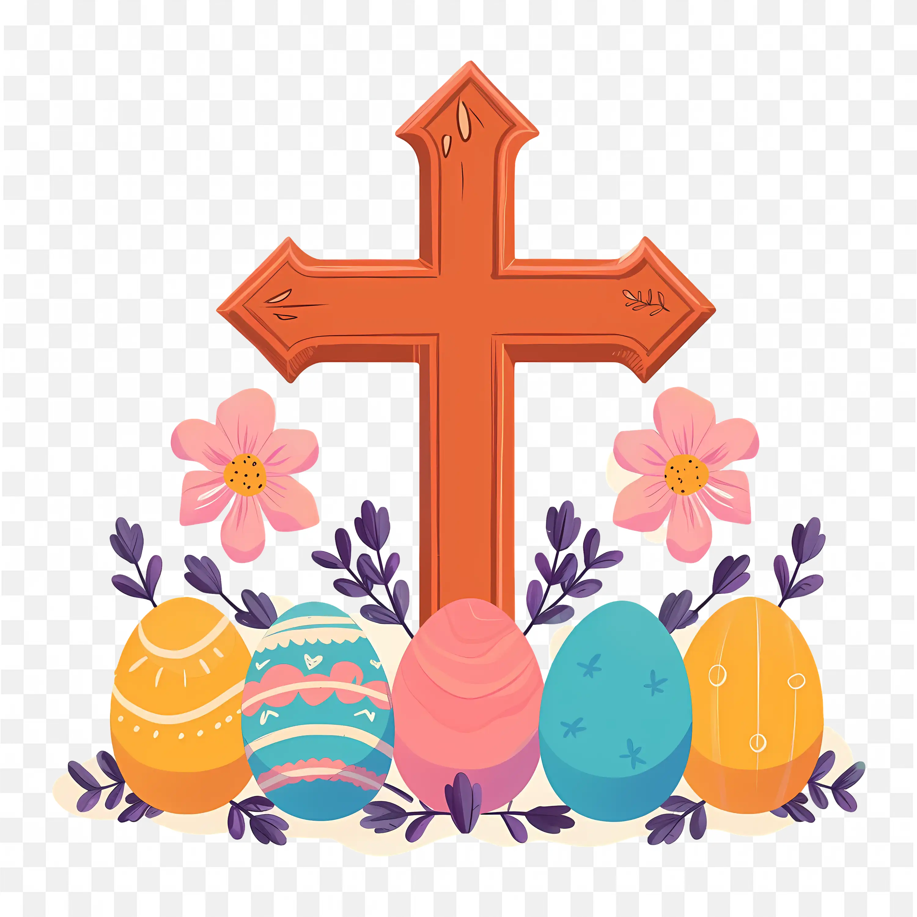 Easter Egg Hunt Clipart Church and Christianity PNG Art