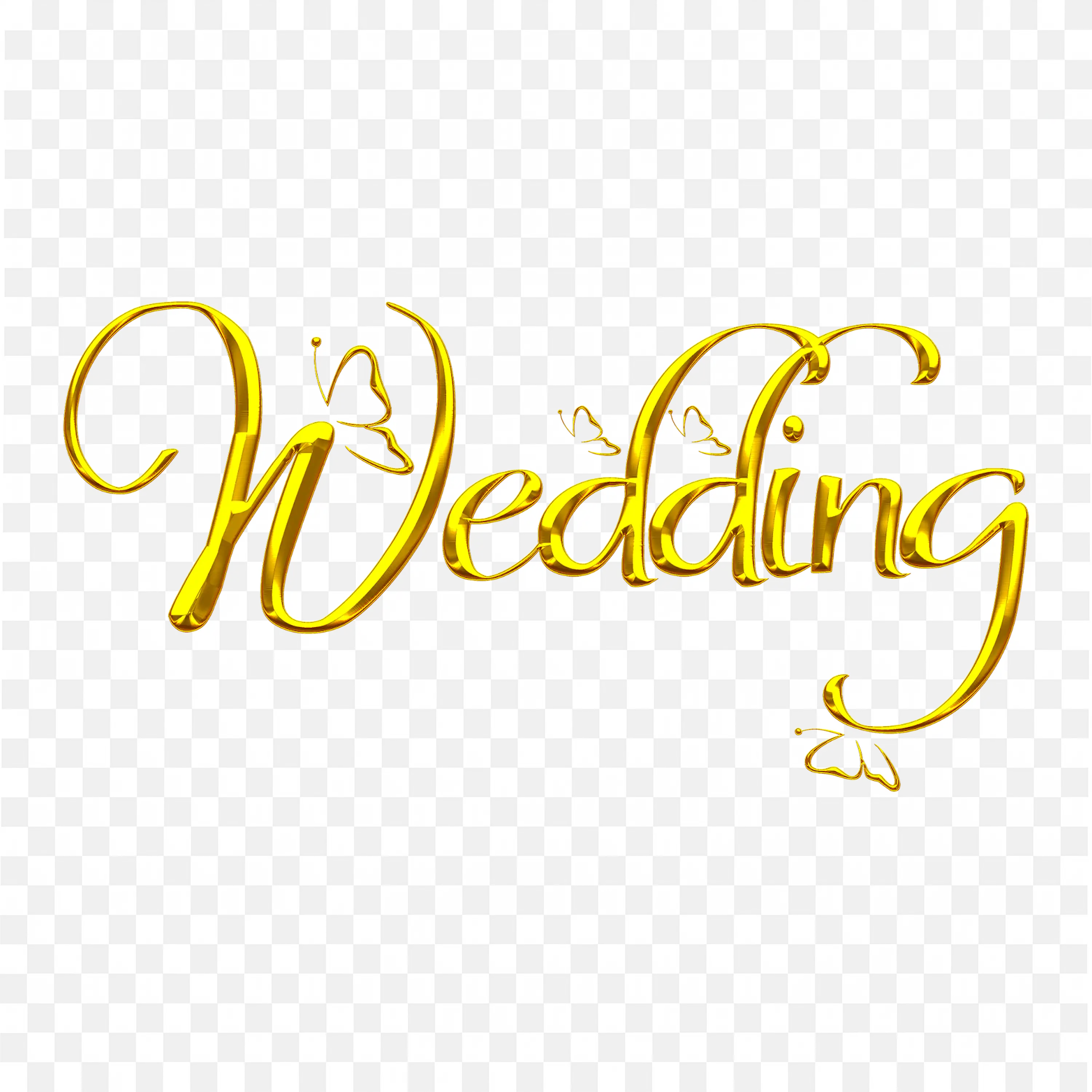 Elegant Gold Wedding Text for Invitations and Stationery