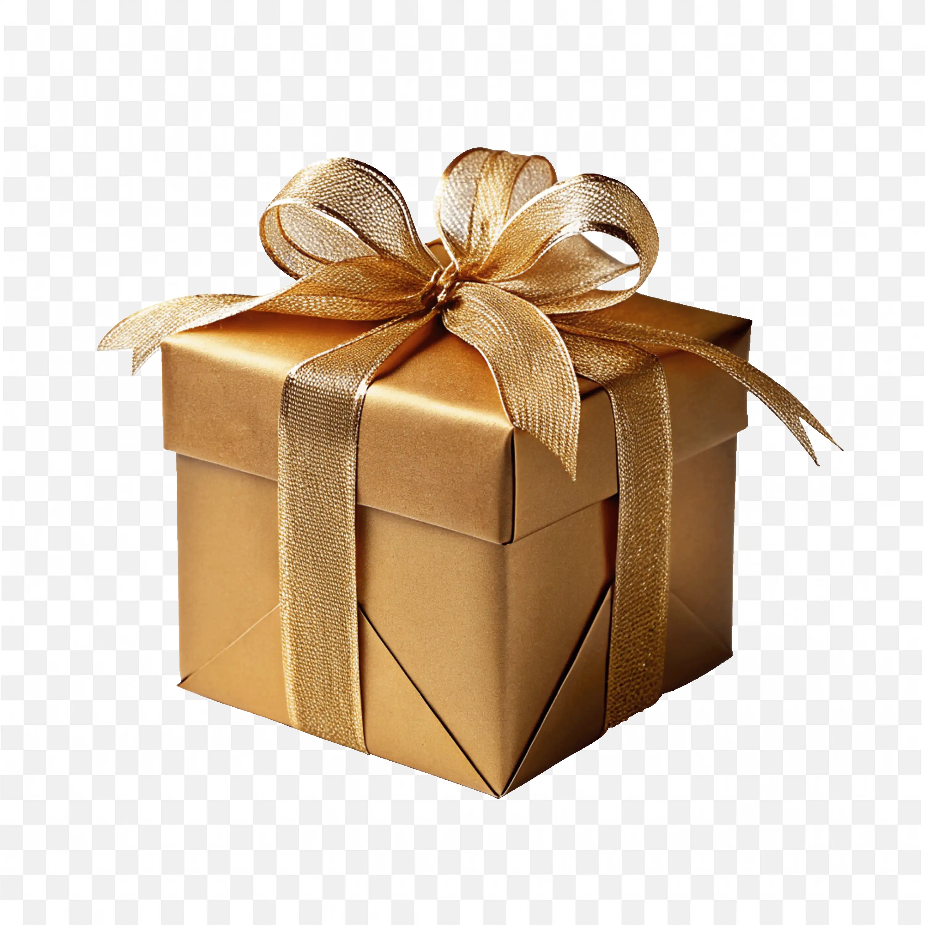 Elegant Wrapping PNG Stylish Gift Box and Ribbon Design