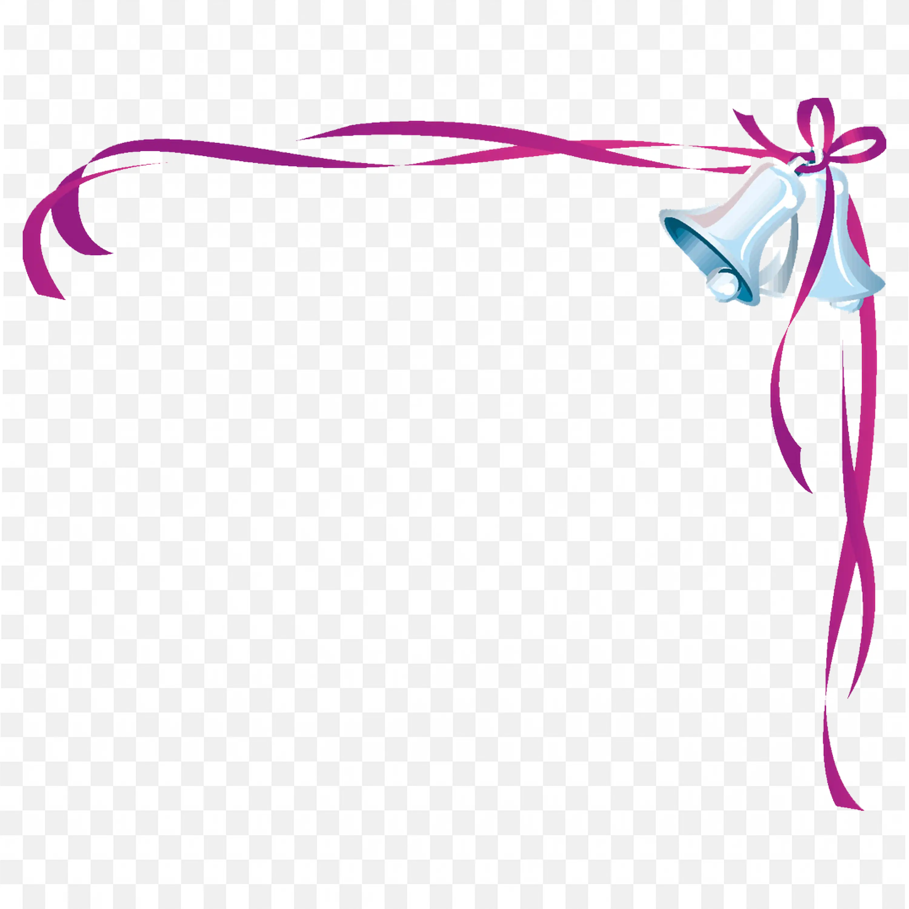 Floral Ribbon Frame Wedding Border Card Decoration Design