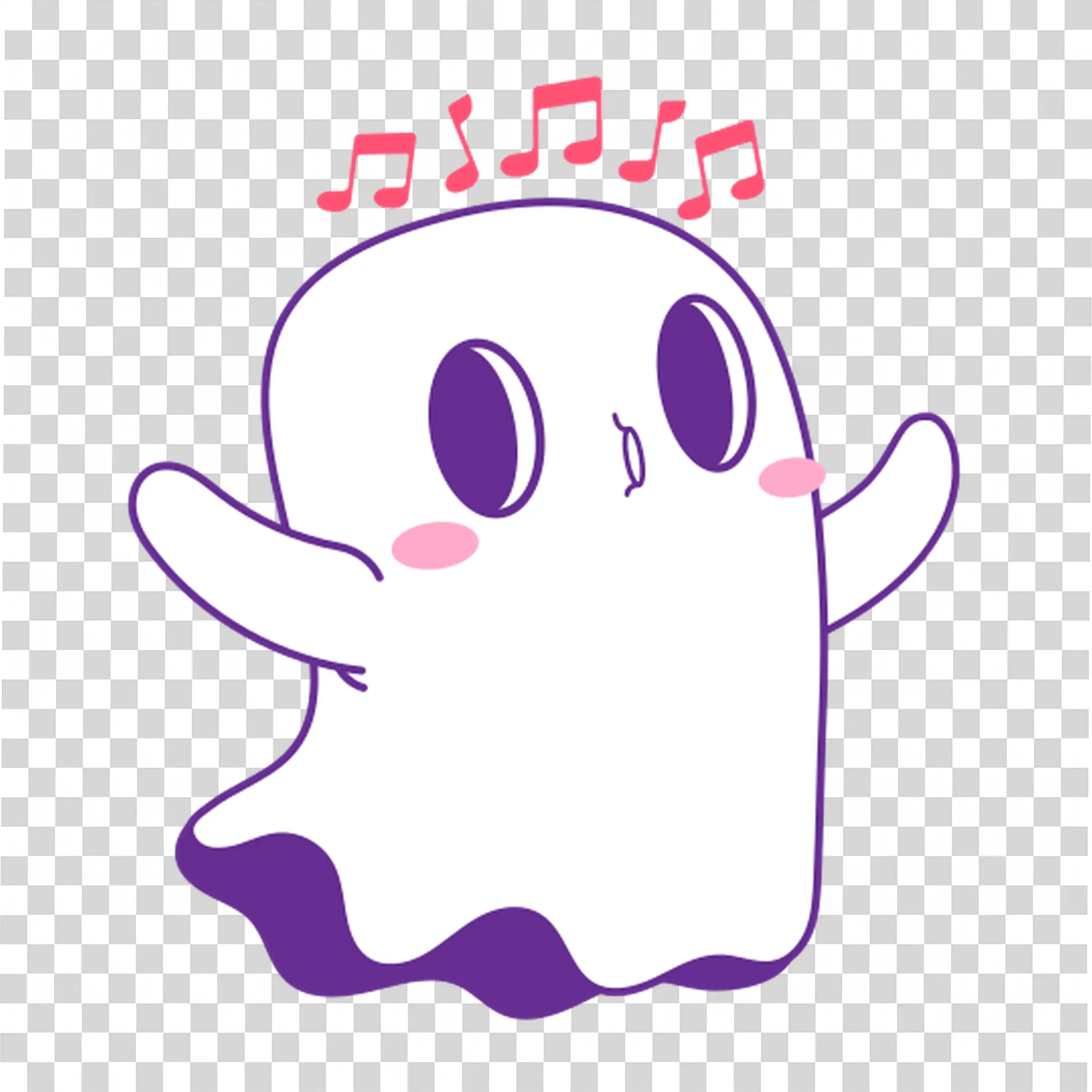 Friendly Alien Creature with Big Eyes for Halloween