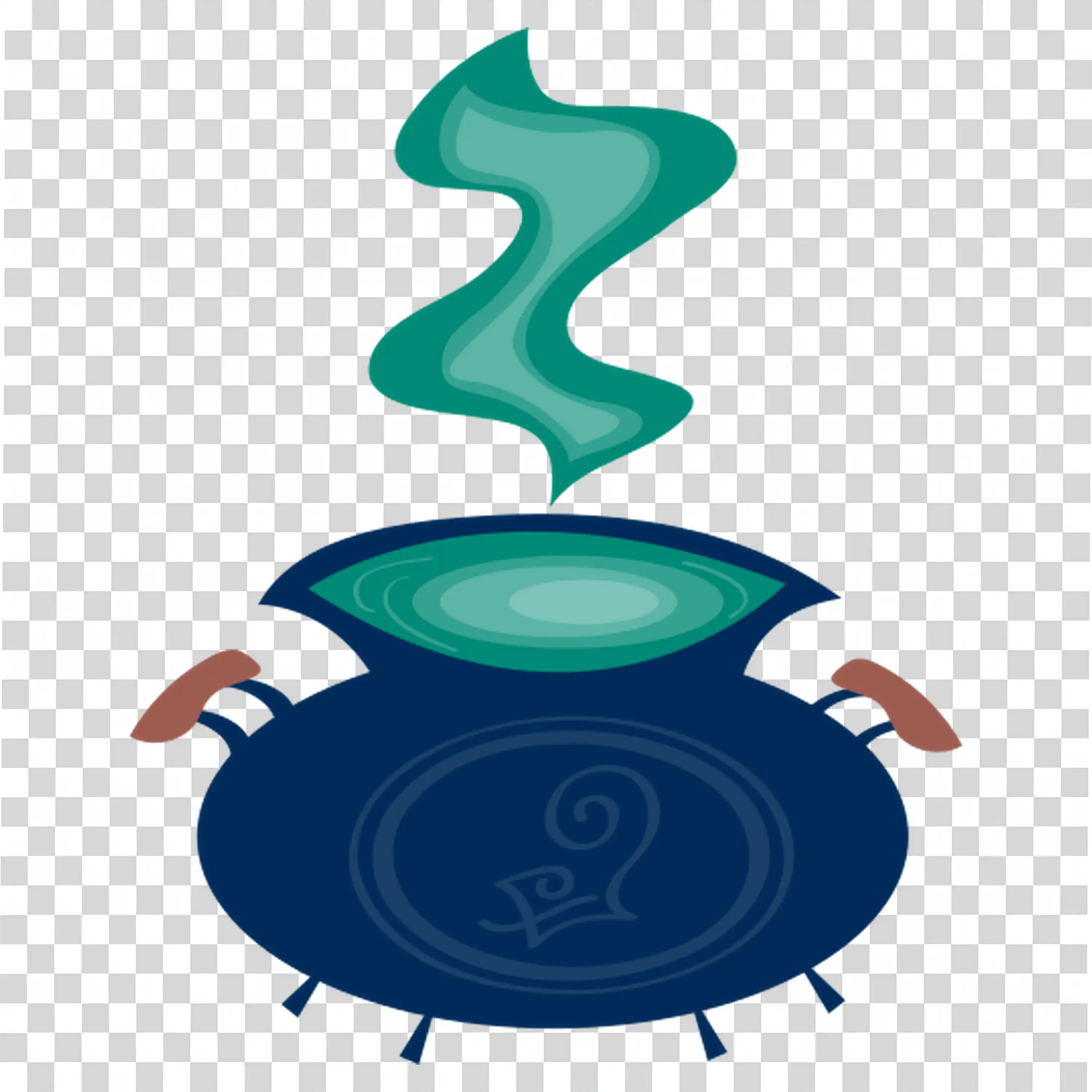 Halloween Cauldron with Potion Free Hd PNG Download