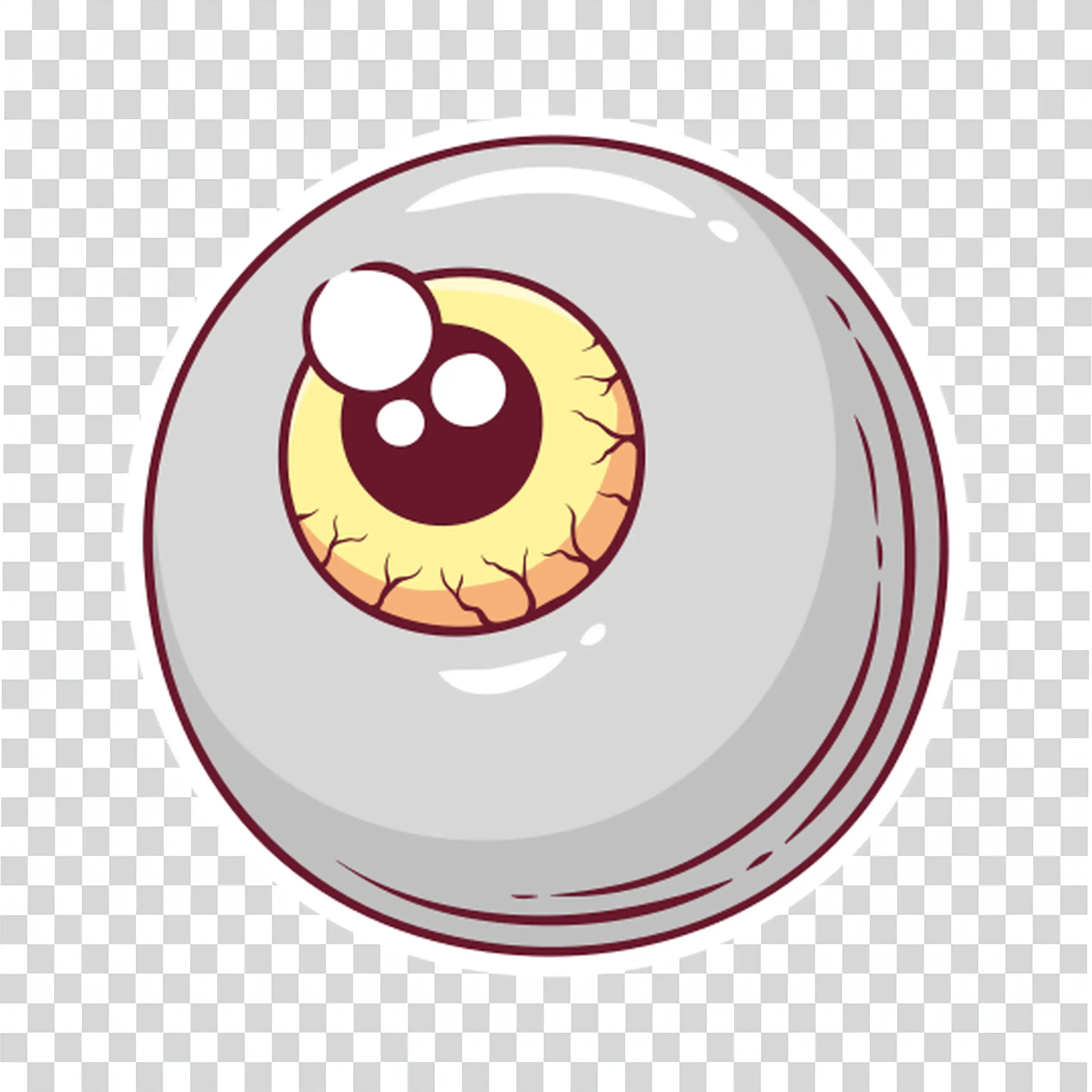 Halloween Eyeball Looking Haunting and Mysterious in Design