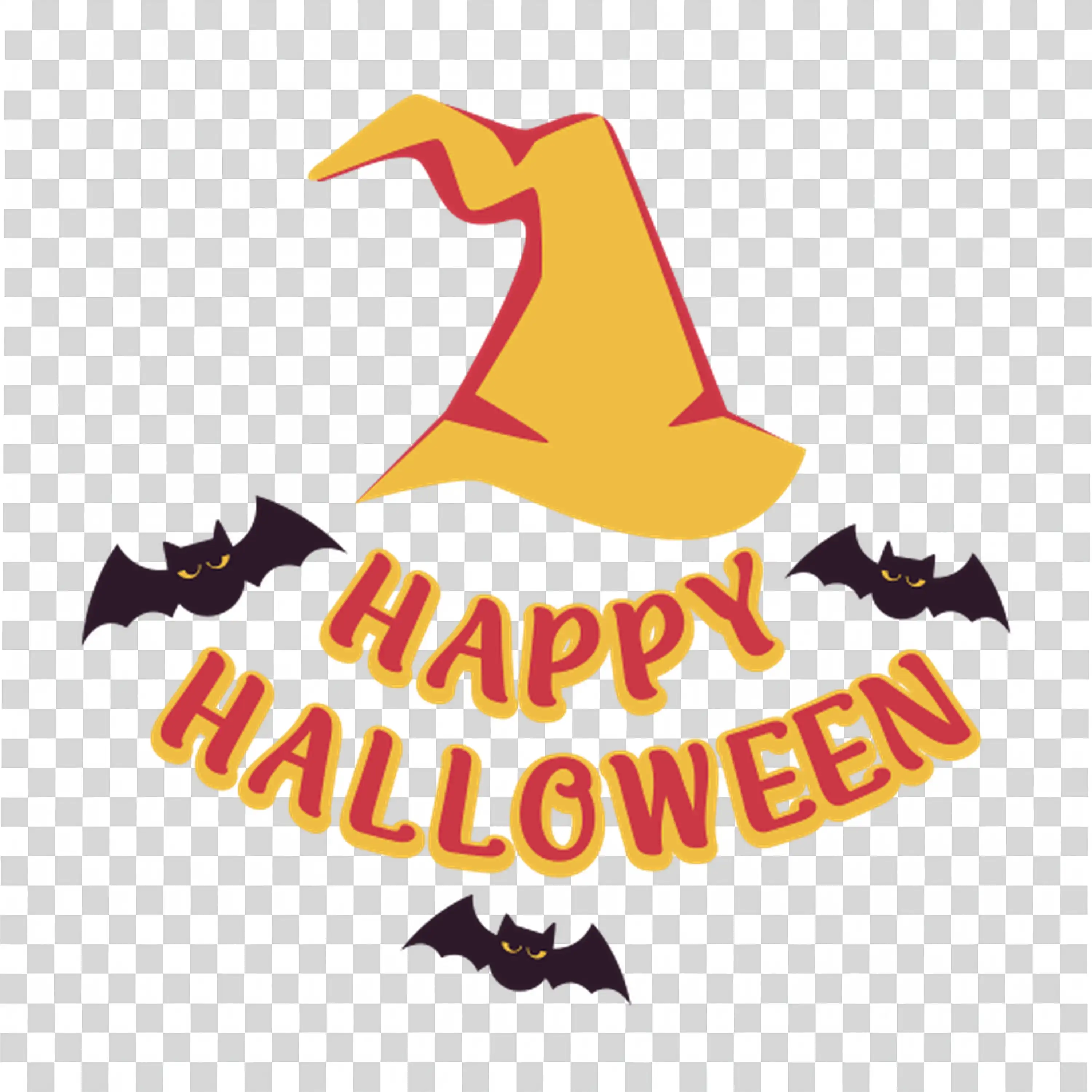 Halloween Pumpkin with The Words Happy Halloween Written