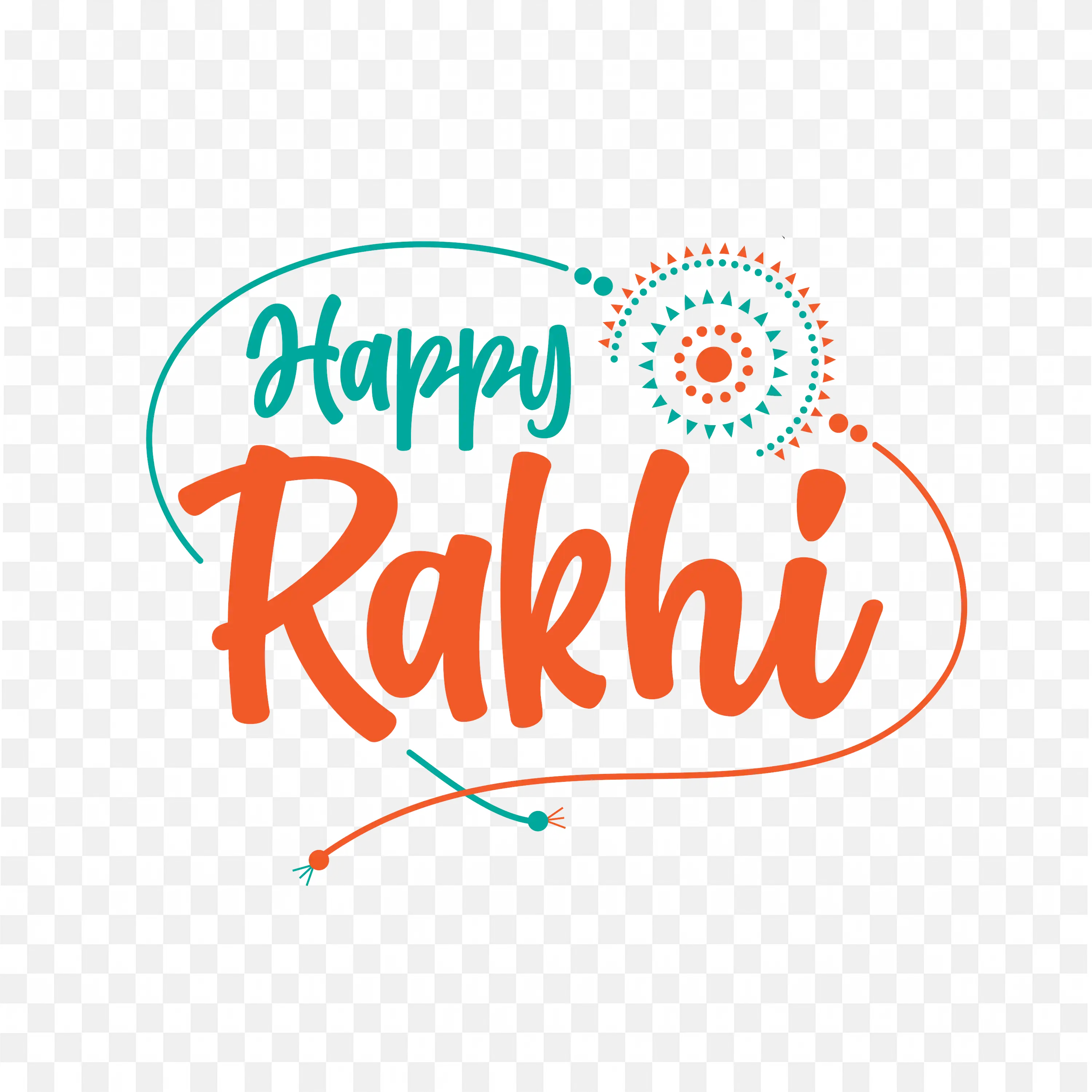 Happy Rakhi Sticker PNG Festive Raksha Bandhan Photo