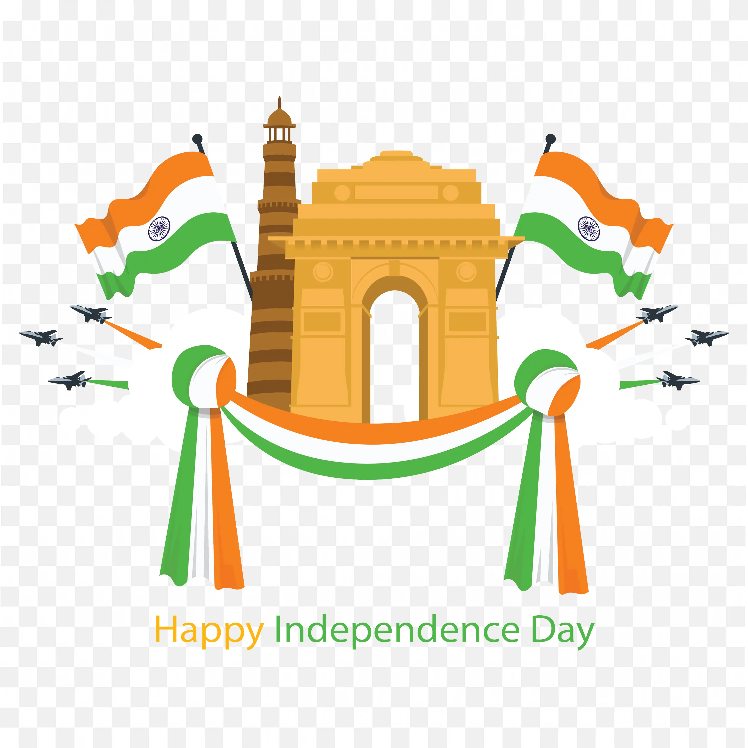 Happy Republic Day India Template Festive Design Art