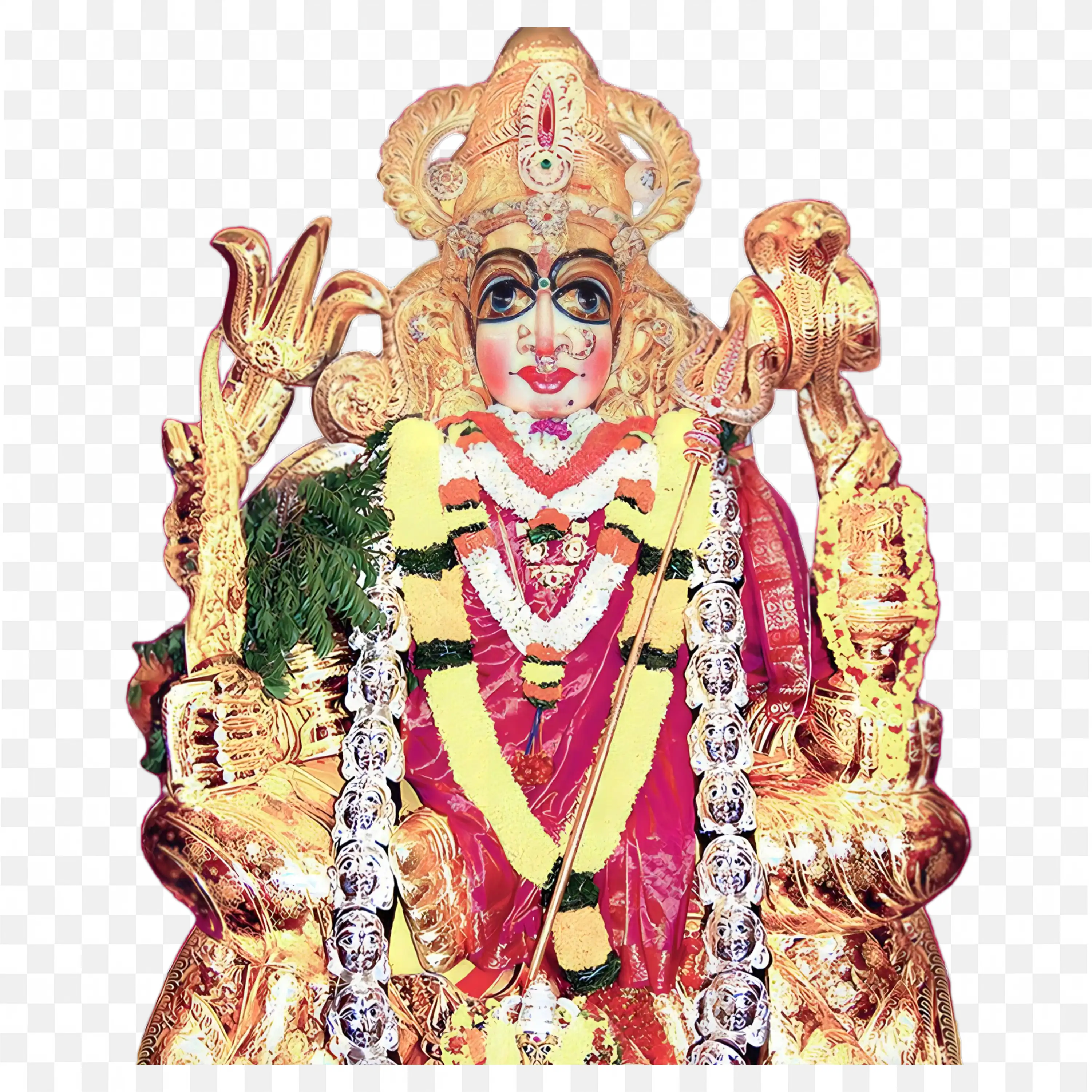 Hindu God Balaji Traditional Festival Temple Art