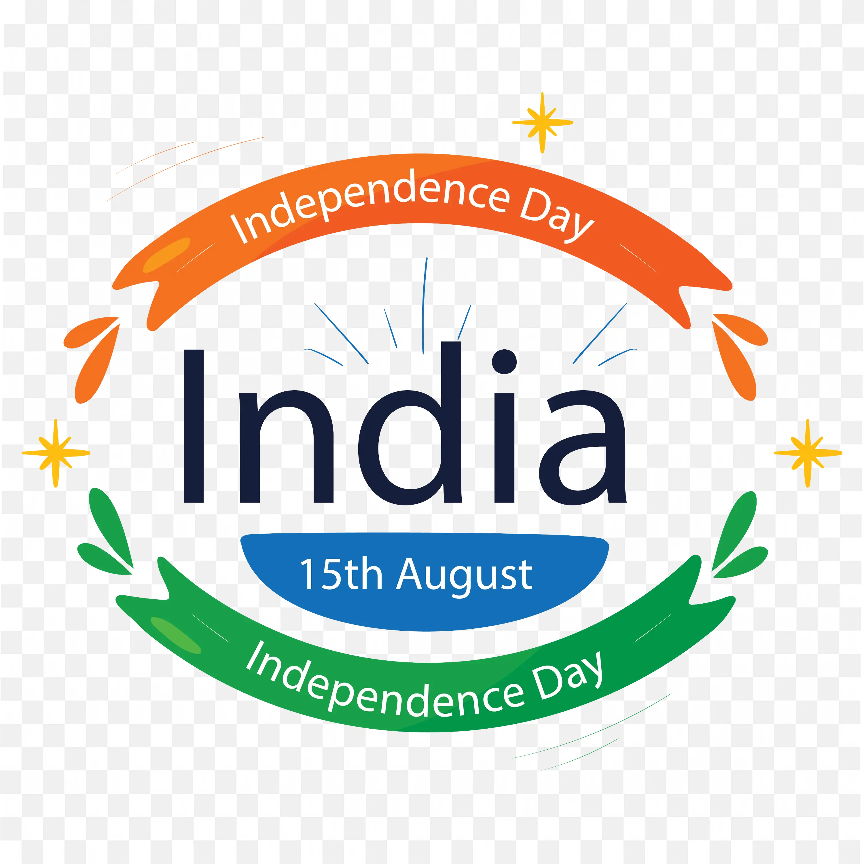 Independence Day Graphic Celebrate India on August 15