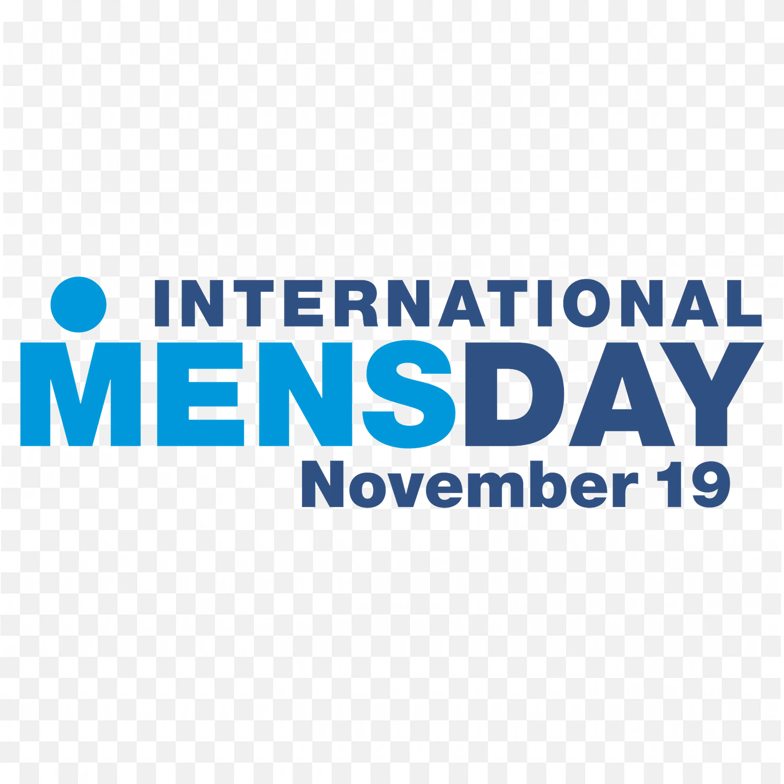 International Mens Day Logo November 19 Celebration