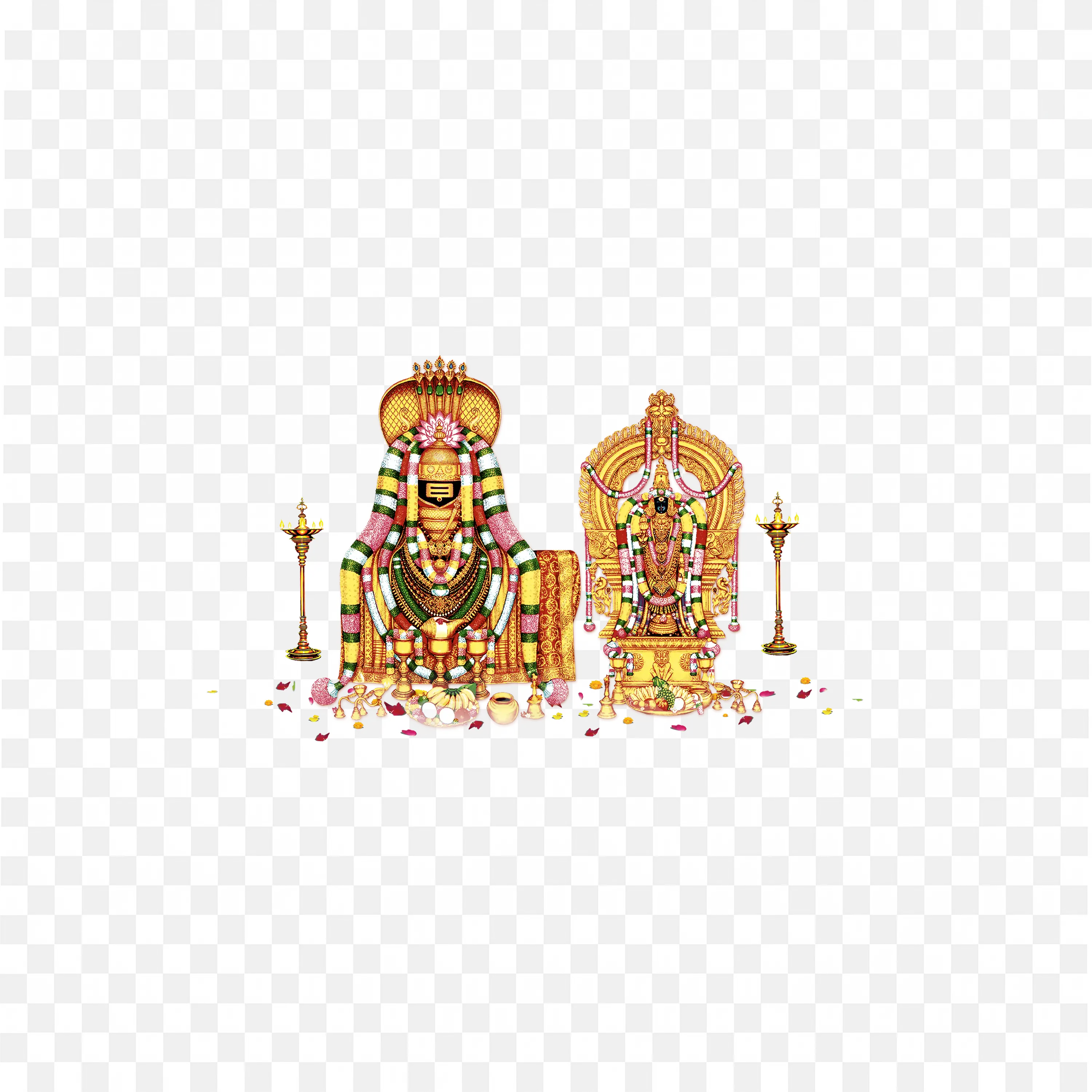 Lord Annamalaiyar Illustration Divine Hindu God Art