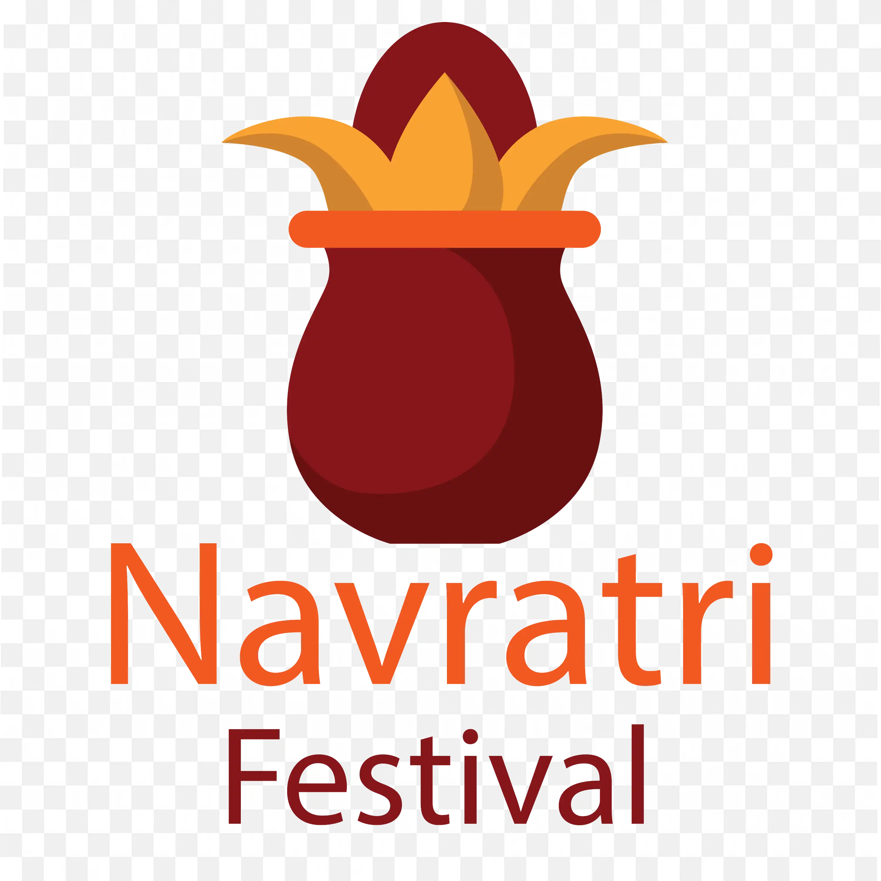 Navratri Festival Kalash Pot Traditional Celebration