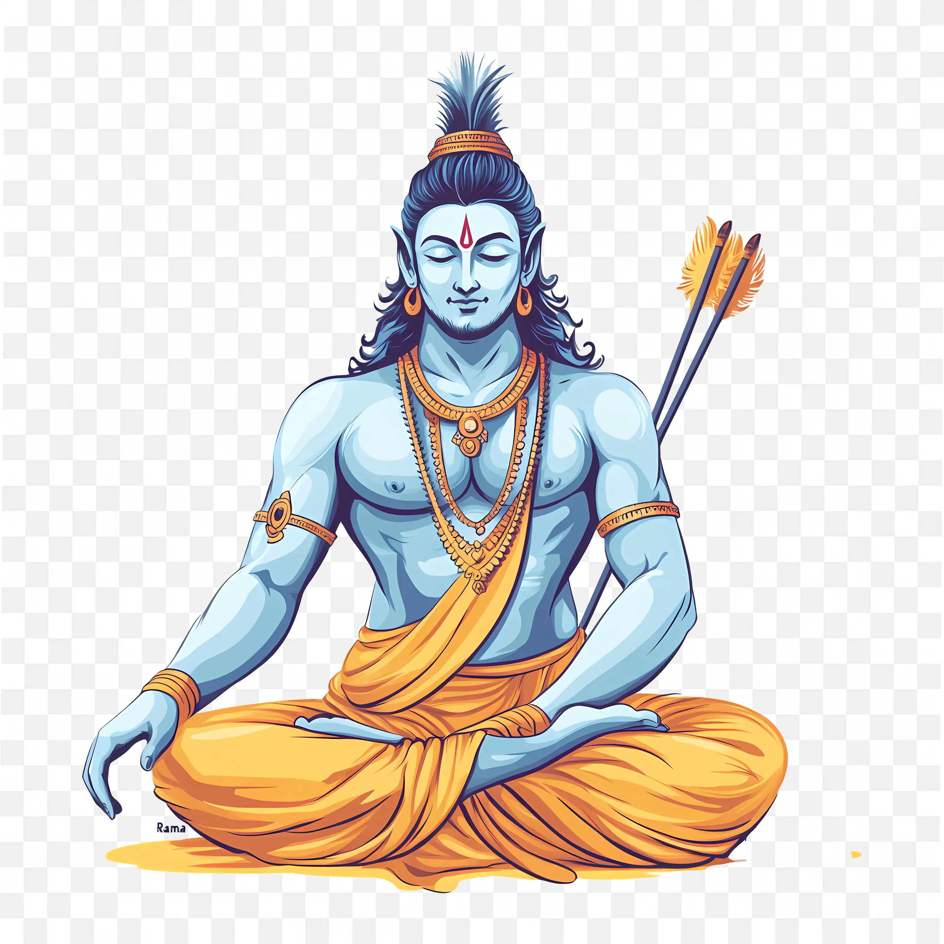 Rama Navami PNG Images Free Lord Rama Festival Art