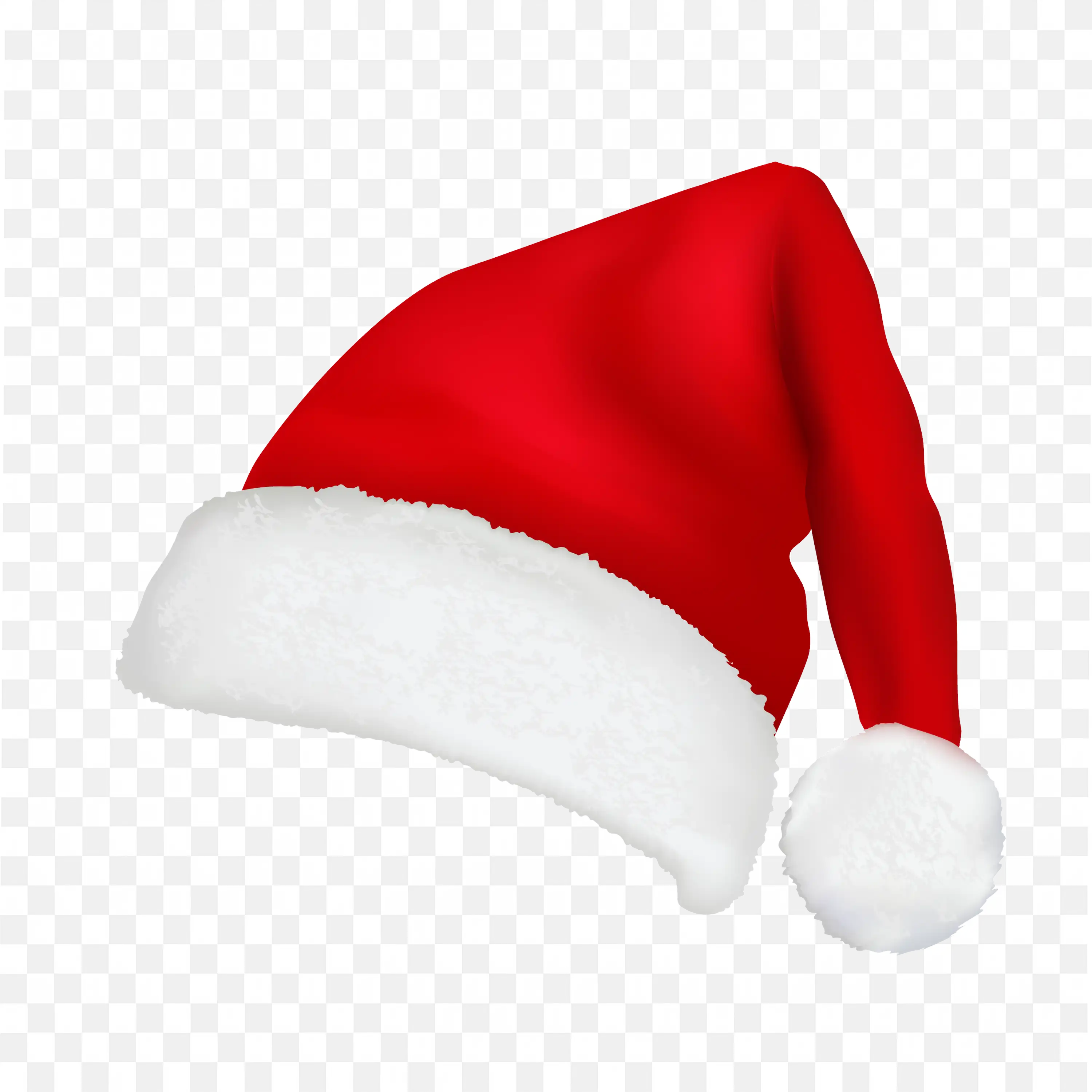 Santa Claus Hat PNG Image Classic Red Christmas Hat Art