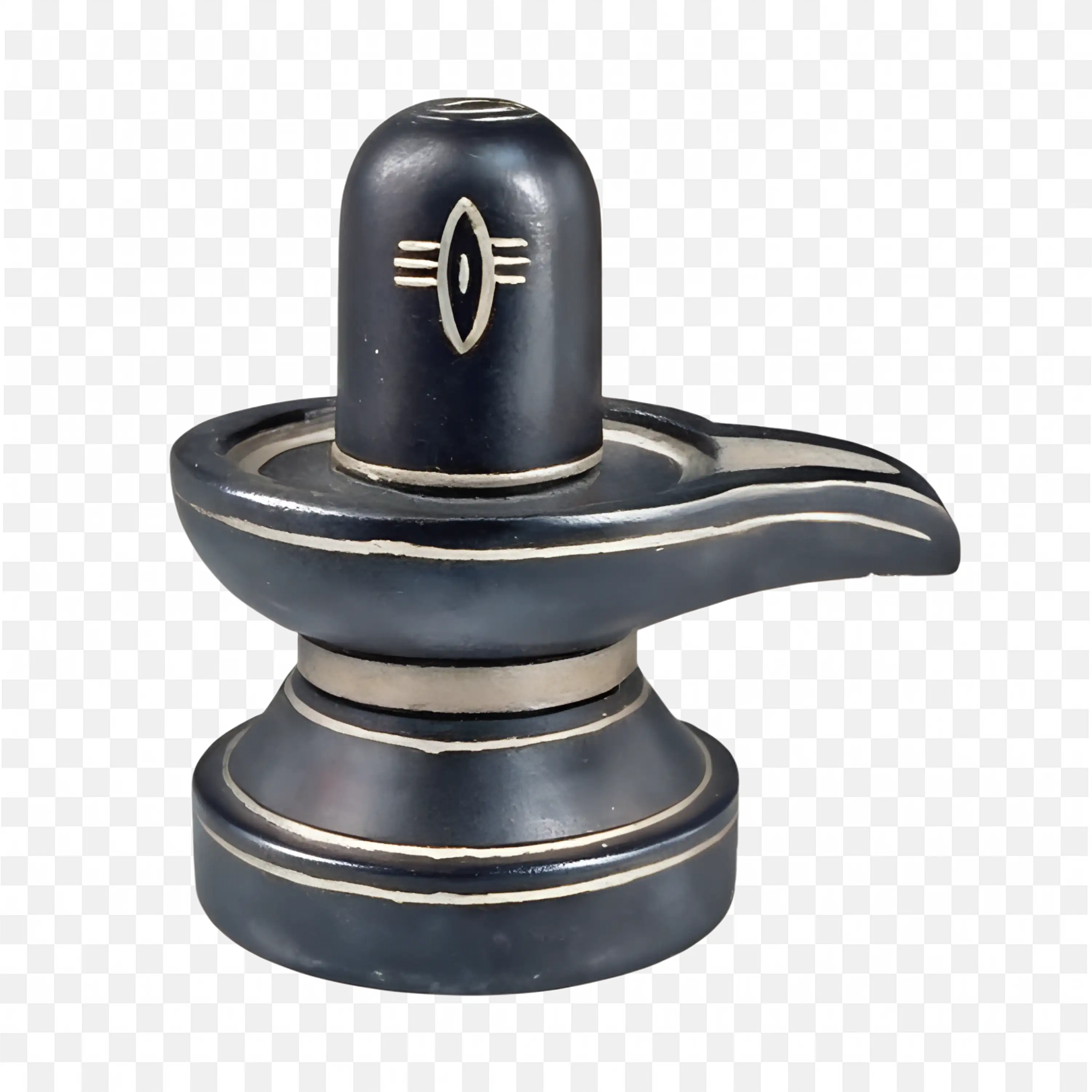 Shiva Lingam PNG Free Download Hindu Symbol Art PNG