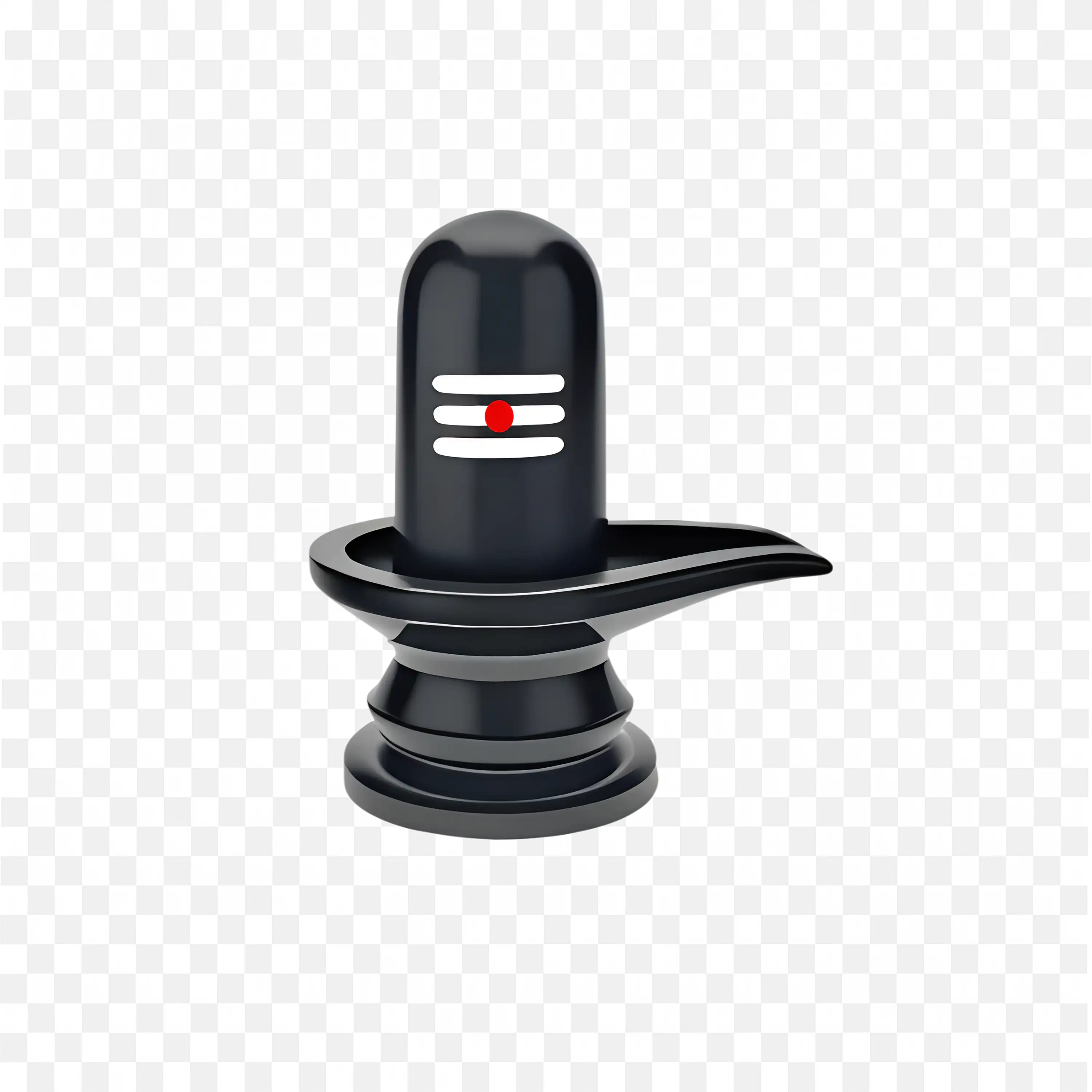 Shiva Lingam Illustration Sacred Symbol of Lord Shiva PNG