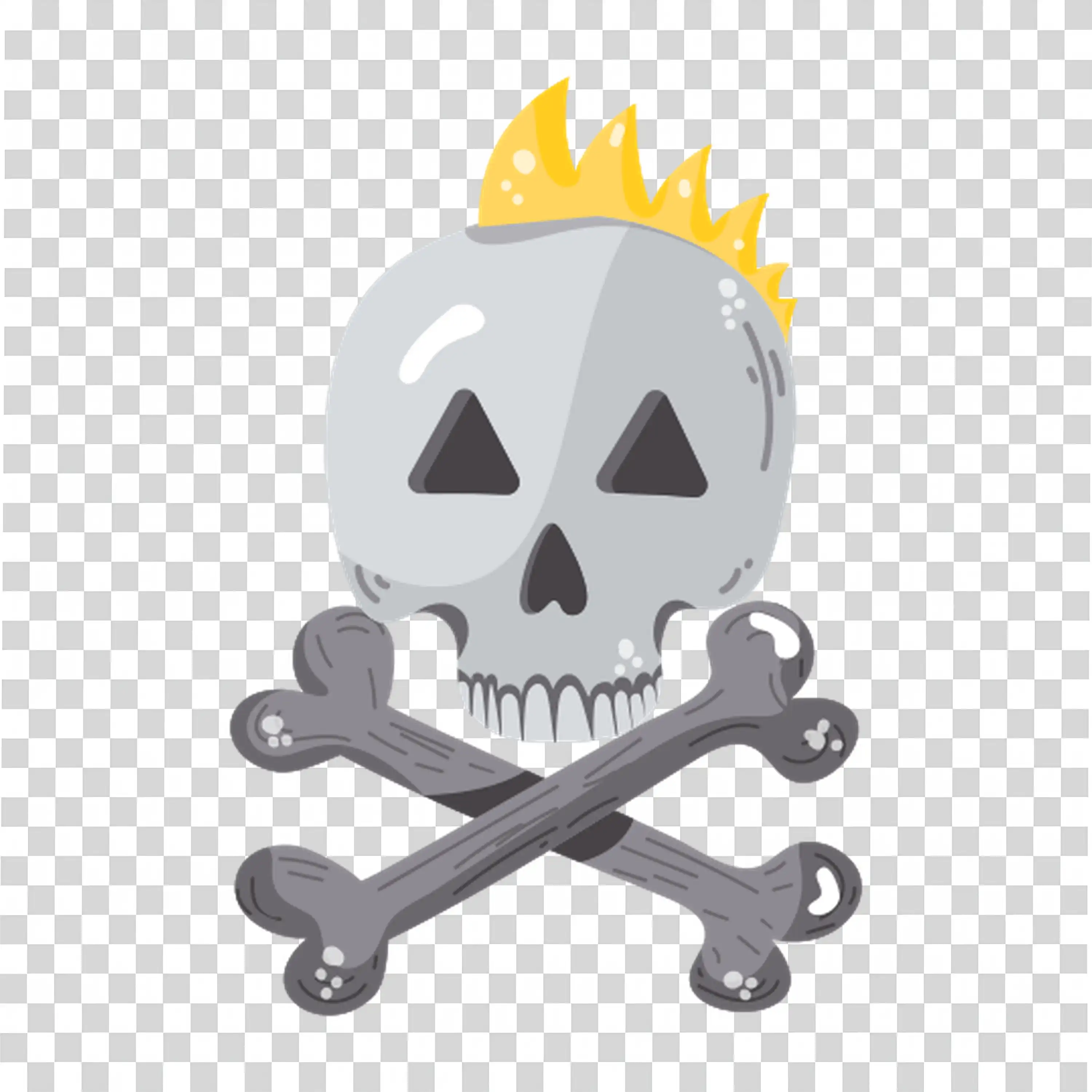 Skeleton Halloween Design for Spooky Fun Free PNG Download