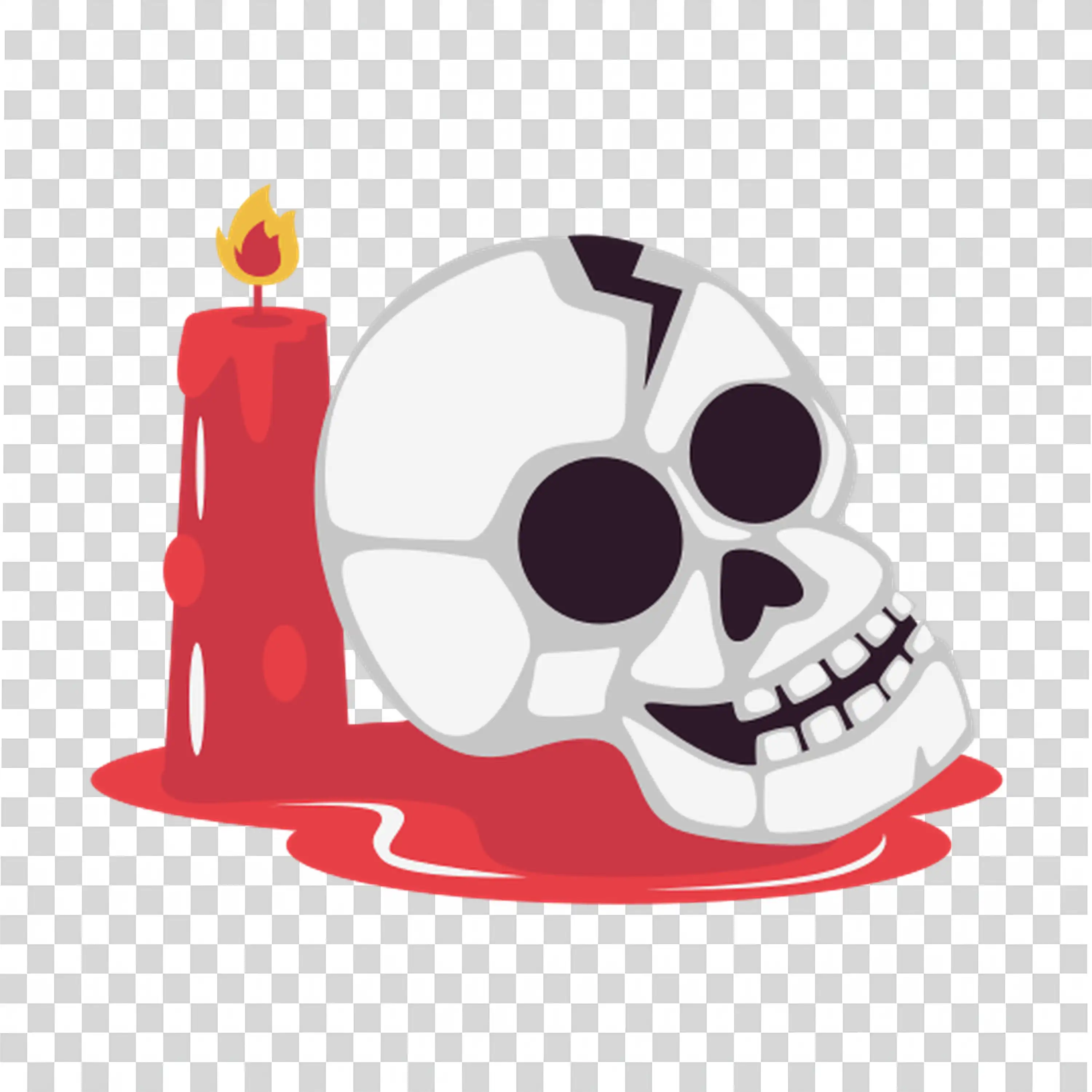 Skull with a Spooky Look Perfect for Halloween Season