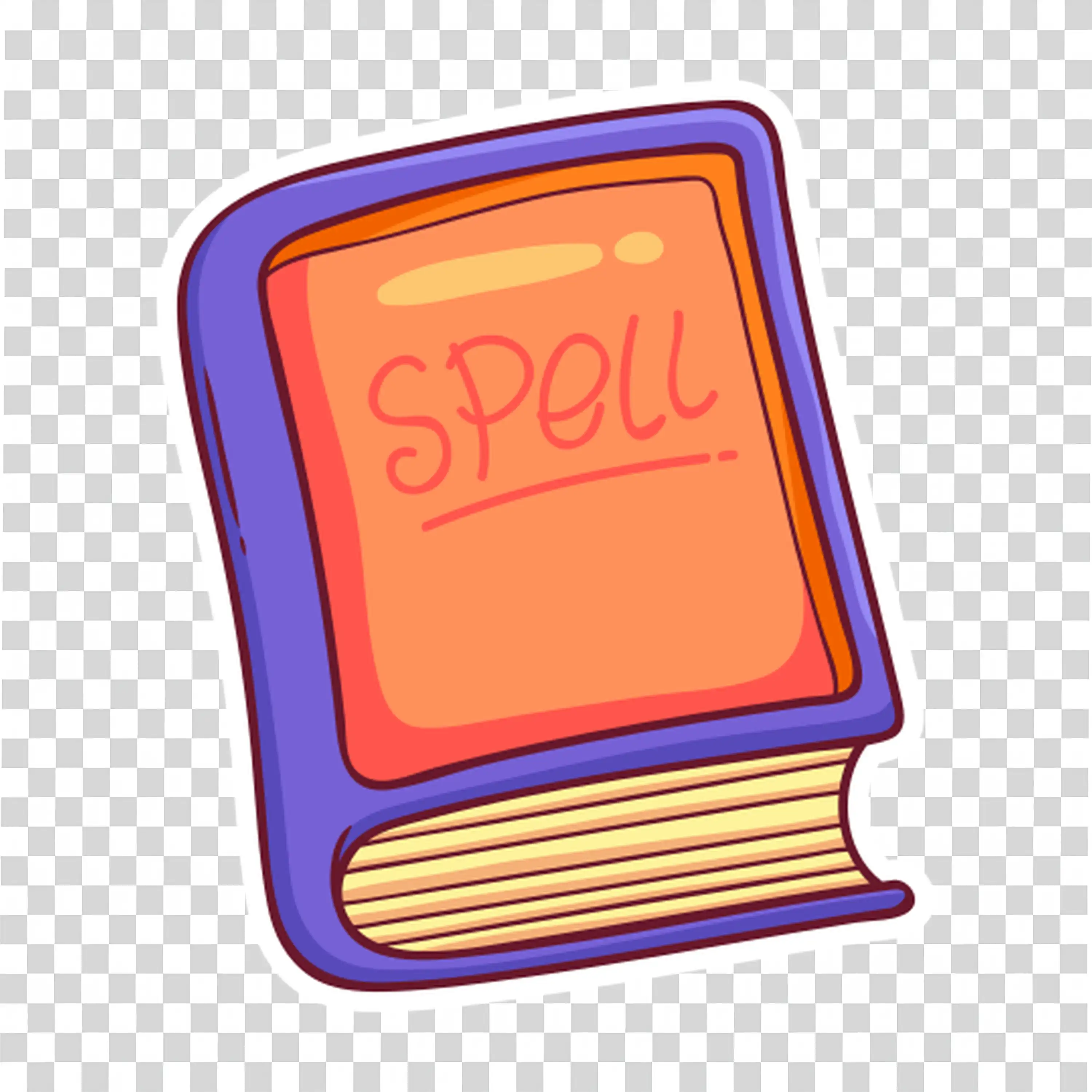 Spellbook with Magical Symbols for Spooky Halloween Vibes