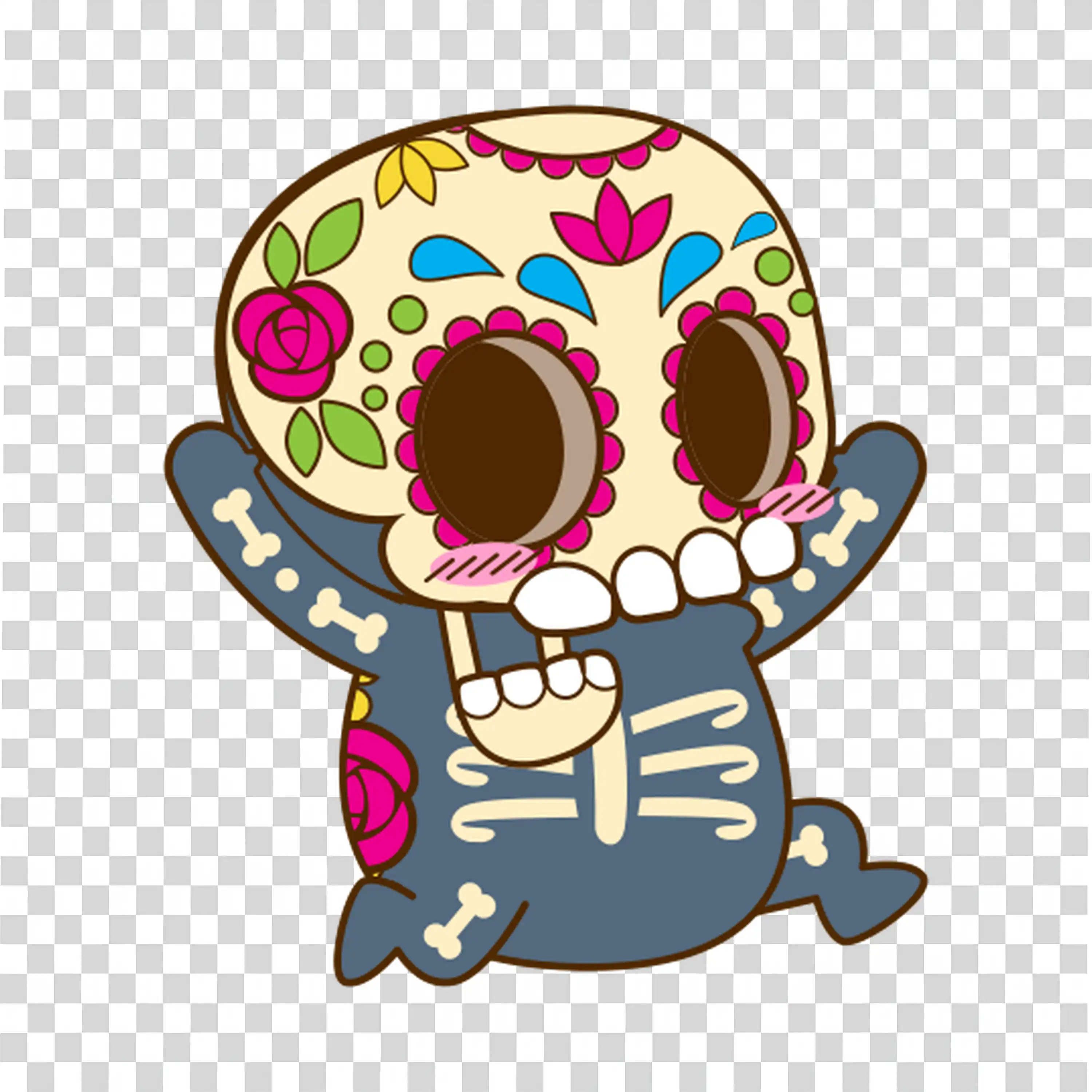 Spooky Little Monster with a Large Eye Watching You Closely